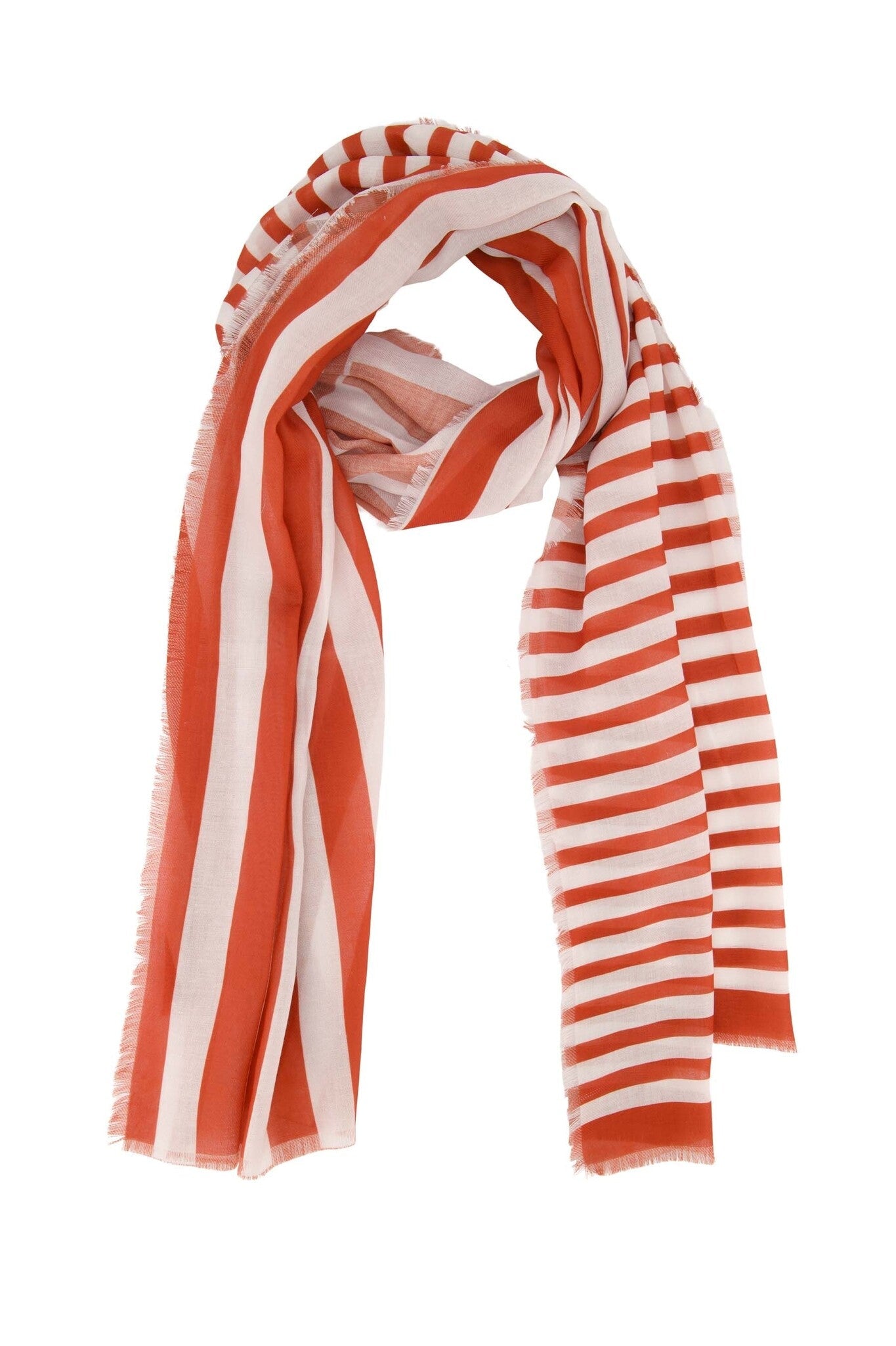 Zusss | Sjaal streep rood/wit