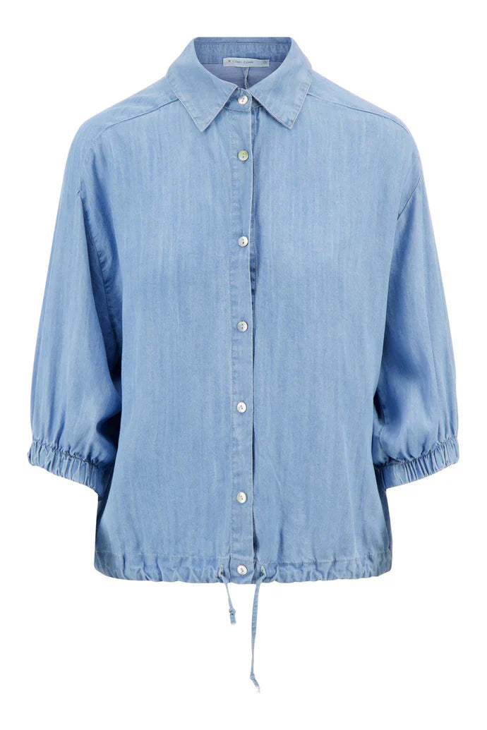 Zusss | Denim blouse