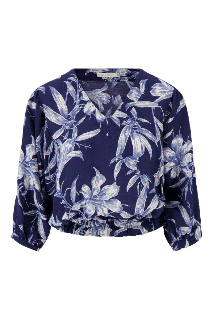 Zusss | Vleermuis blouse met print