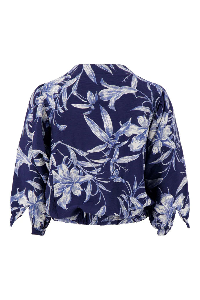 Zusss | Vleermuis blouse met print