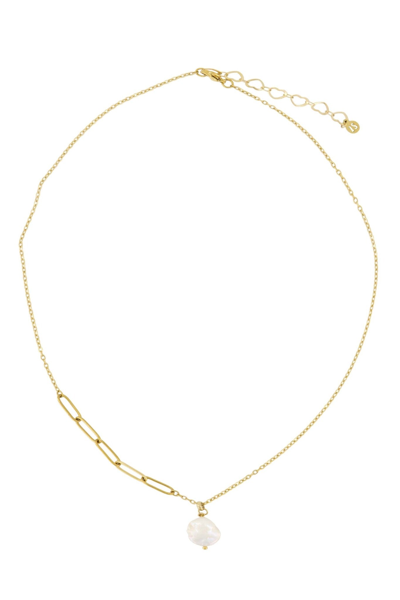 Zusss | Ketting met parel goud