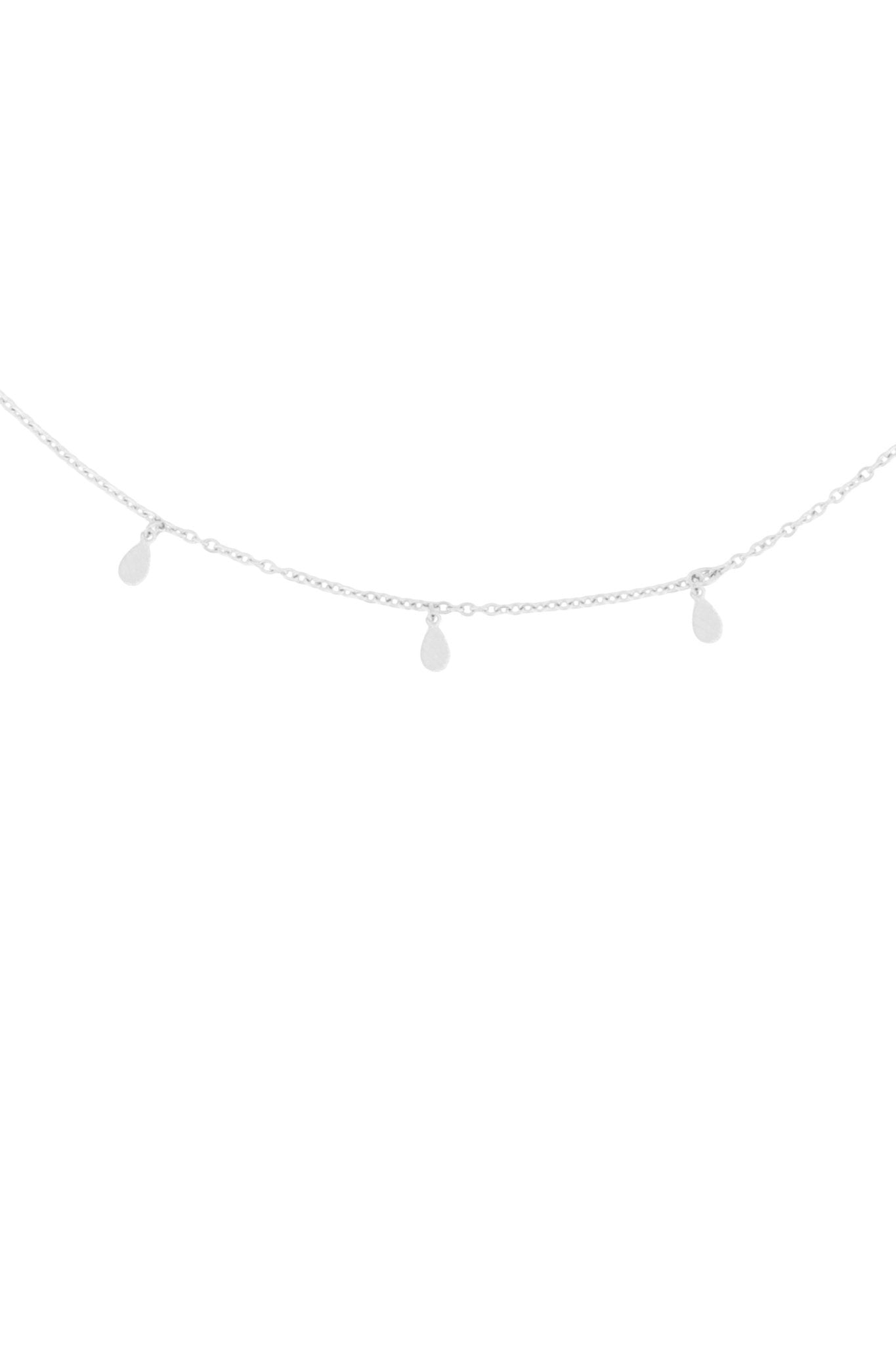 Zusss | Ketting met druppeltjes zilver