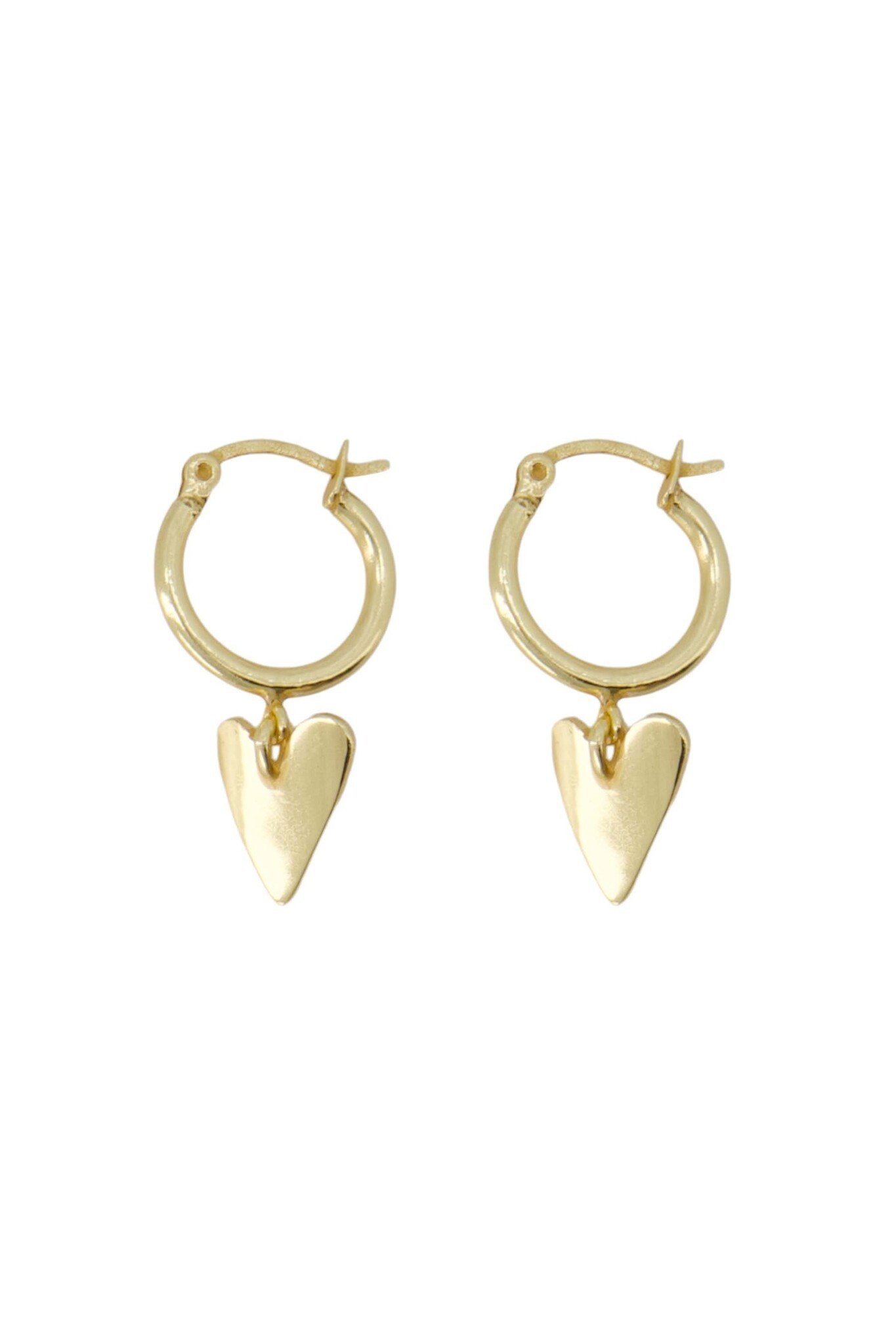 Zusss | Oorbellen met ring en hart