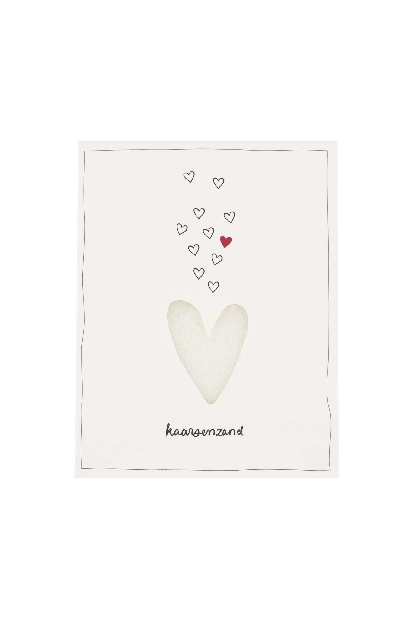 Zusss | Kaarsenzand in doosje wit