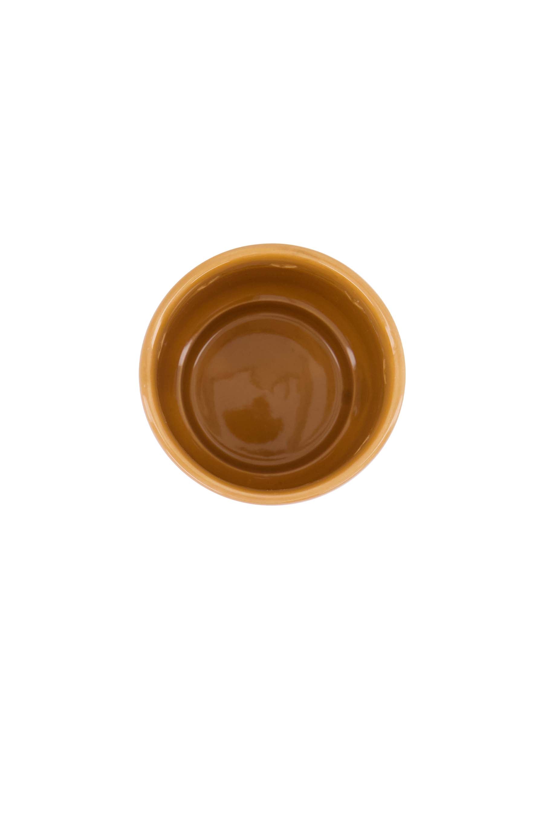 Zusss | Tealight holder ceramic hearts camel
