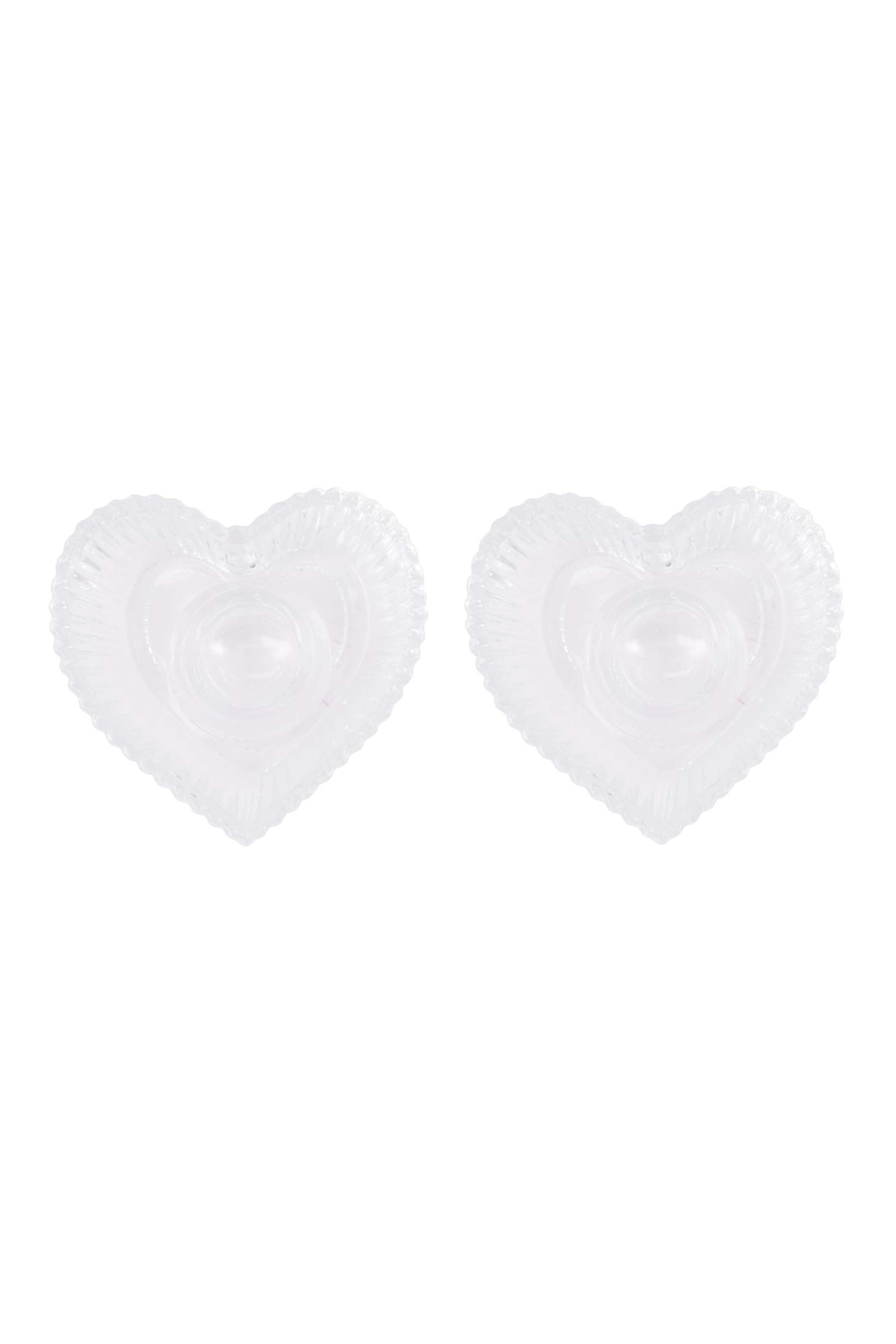 Zusss | Giftset heart white / gold