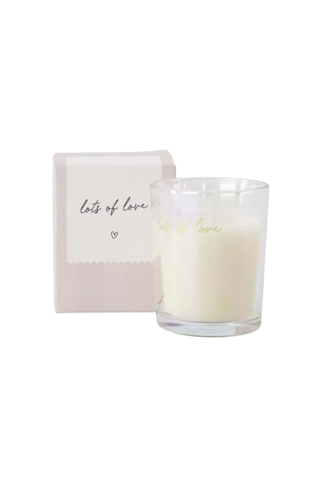 Zusss | Geurkaars glas in doosje lots of love
