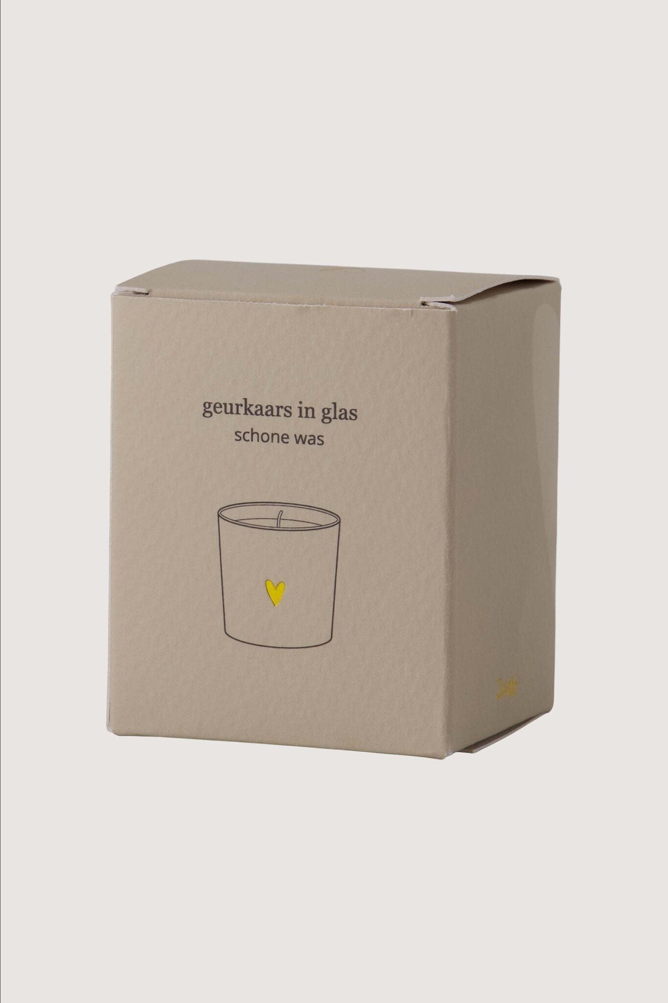 Zusss | Geurkaars glas in doosje lucky to have you wit / lichtgroen