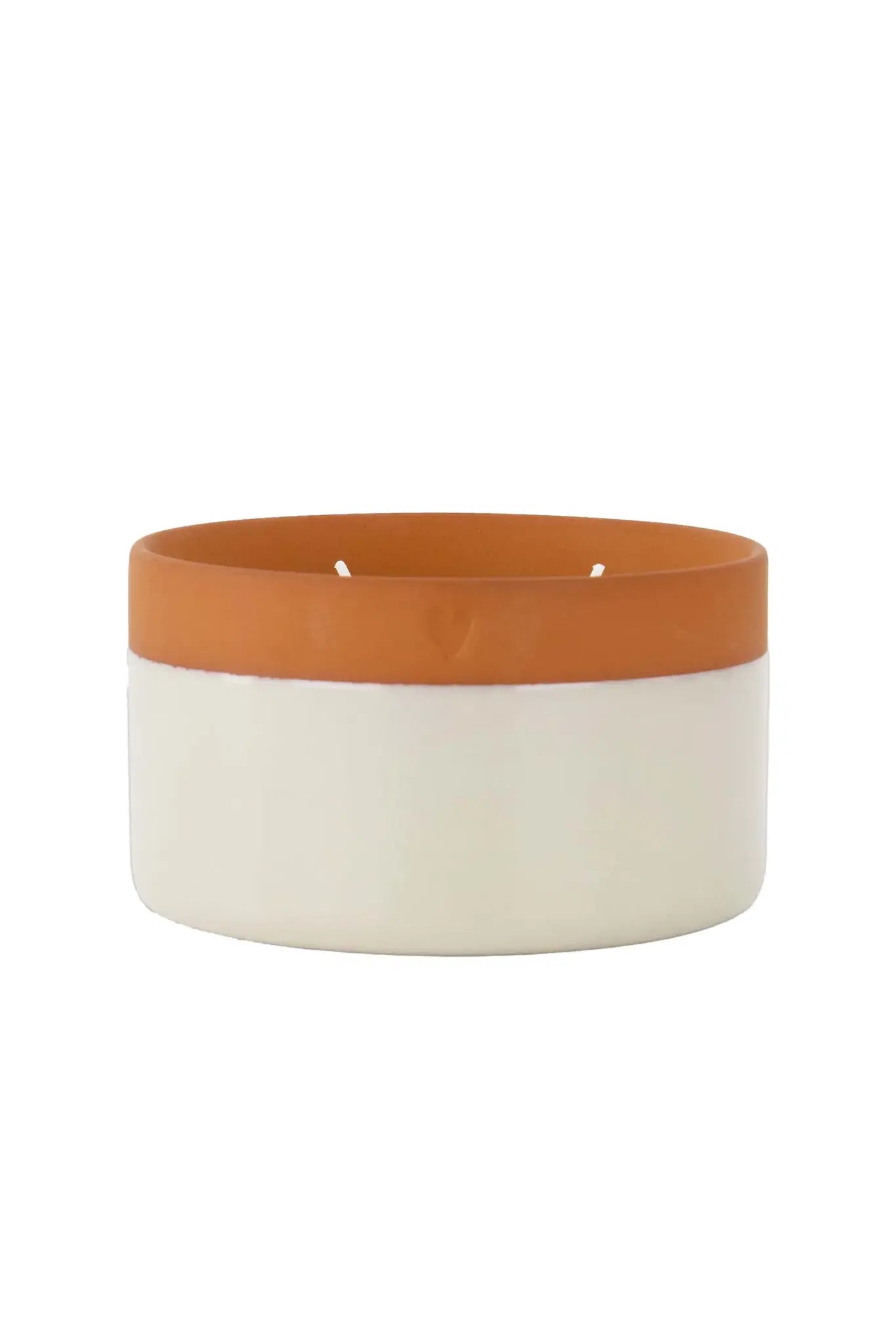 Zusss | Geurkaars l terracotta hartje off white
