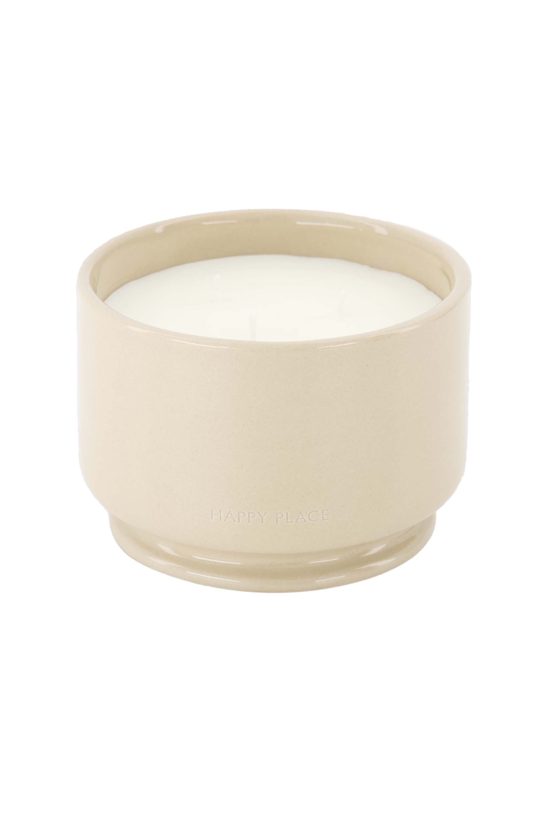 Zusss | Scented candle ceramic happy place sand