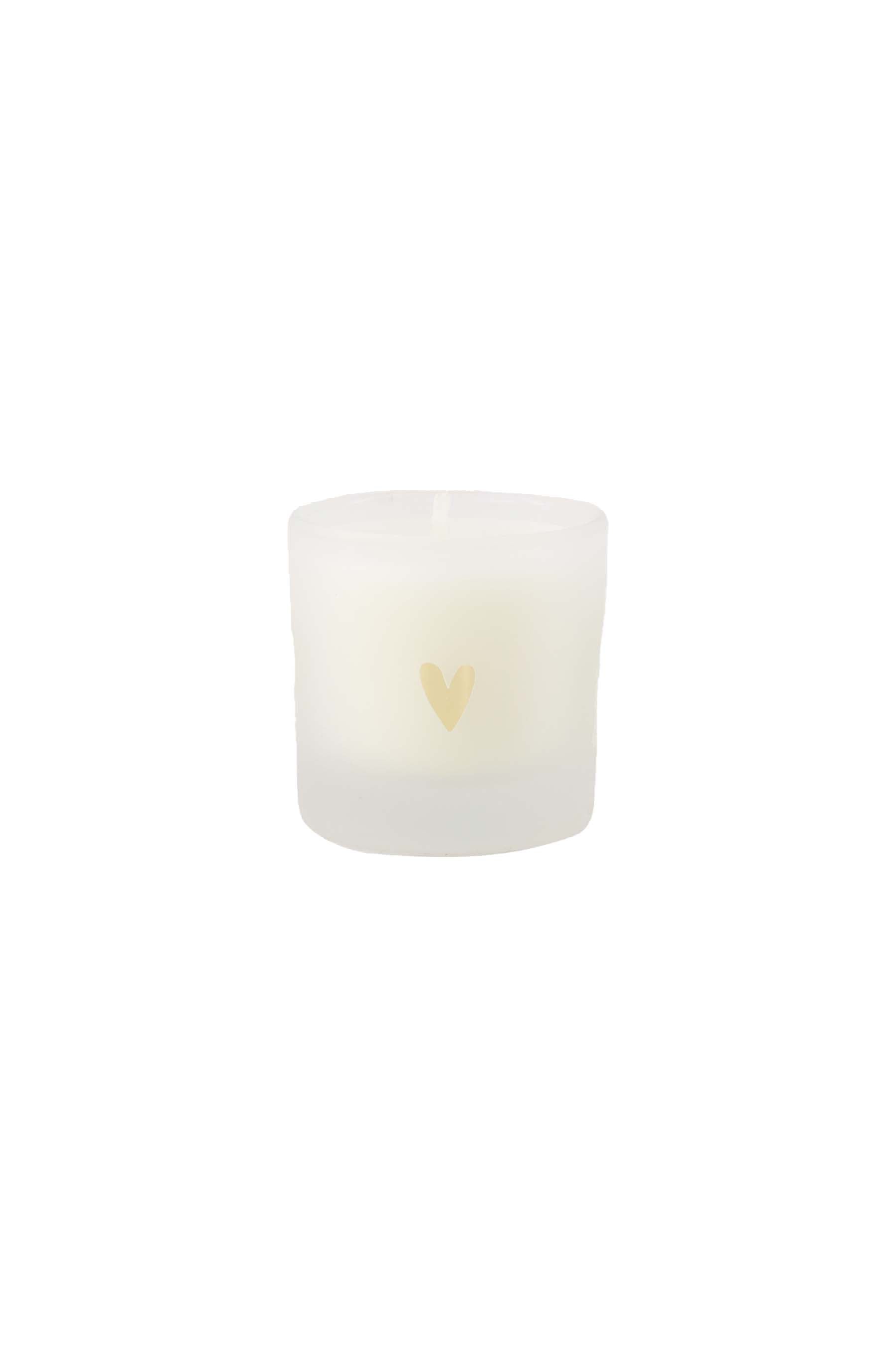Zusss | Scented candle in wrap jij bent goud waard white / gold