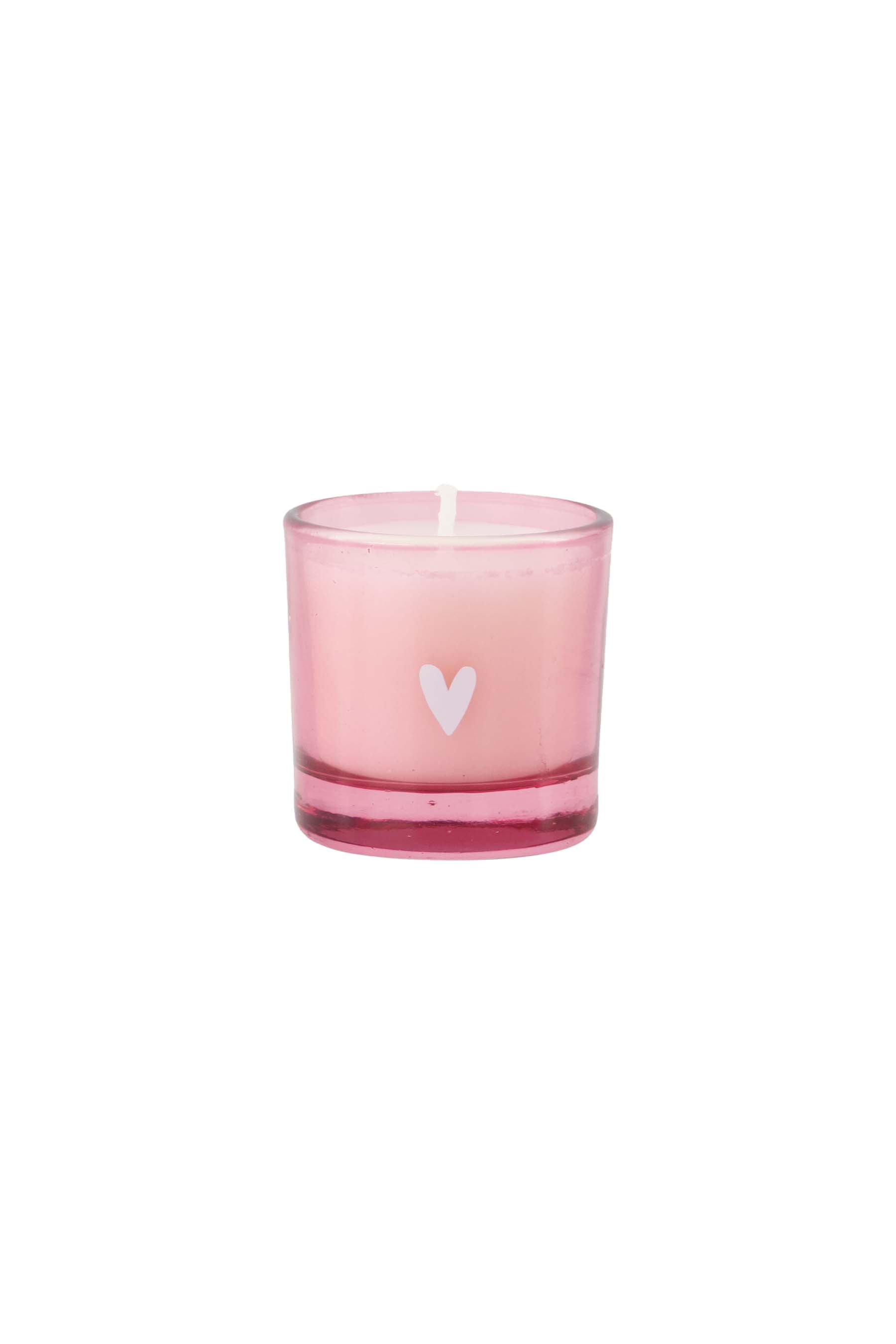 Zusss | Scented candle in wrap lots of love pink