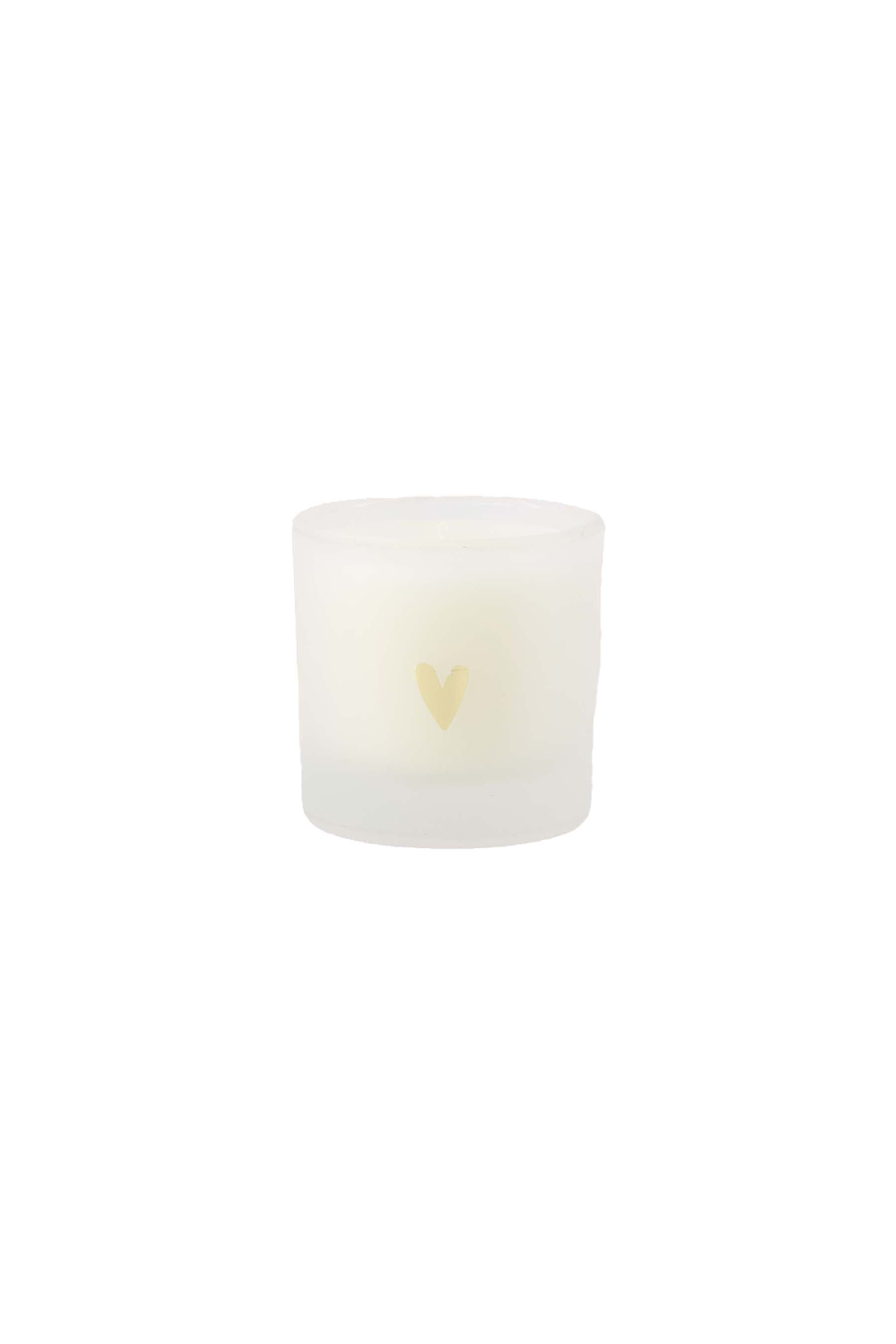 Zusss | Scented candle in wrap thank you white / gold / blue