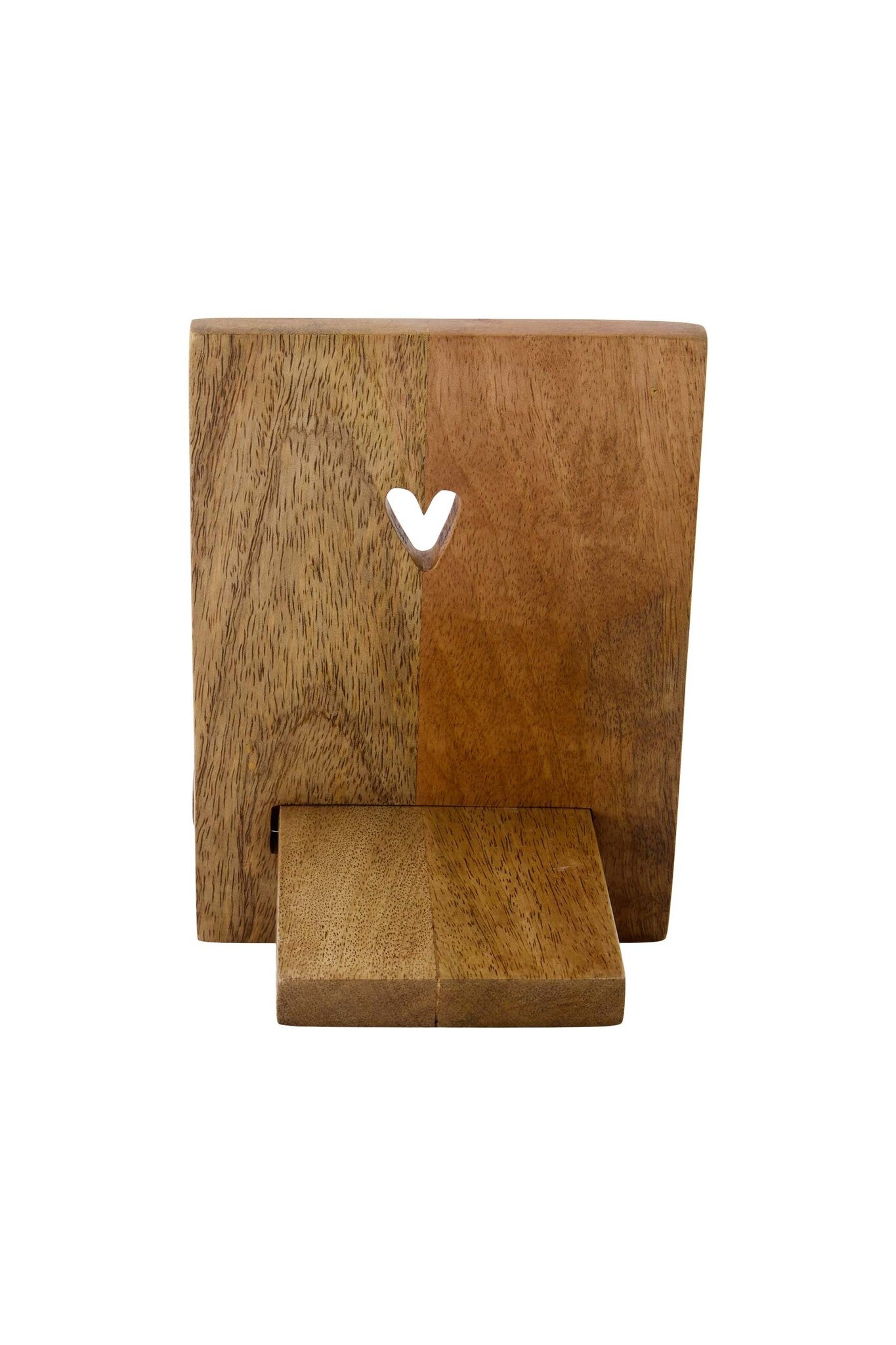 Zusss | Boekenstandaard hout hartje