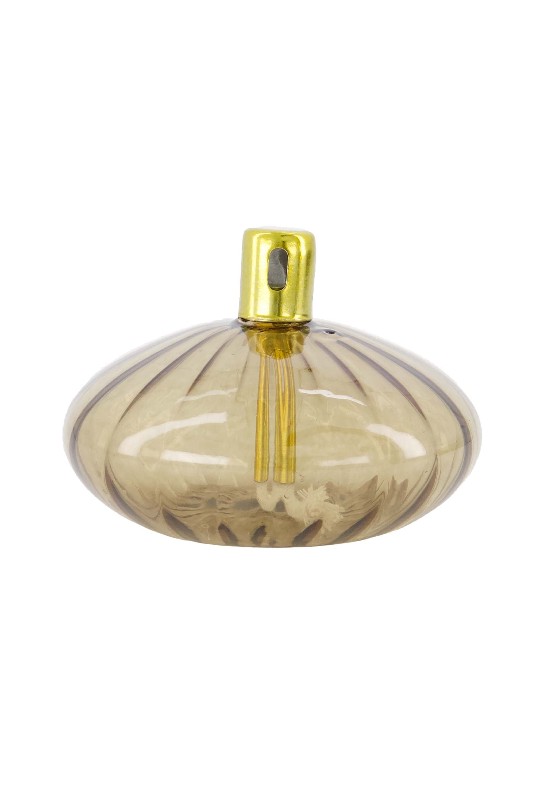 Zusss | Oil lamp ribbed M green