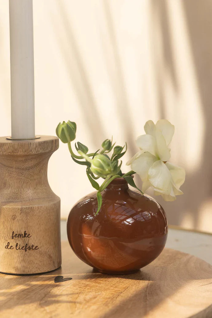 Zusss | Vaasje terracotta hartje terra