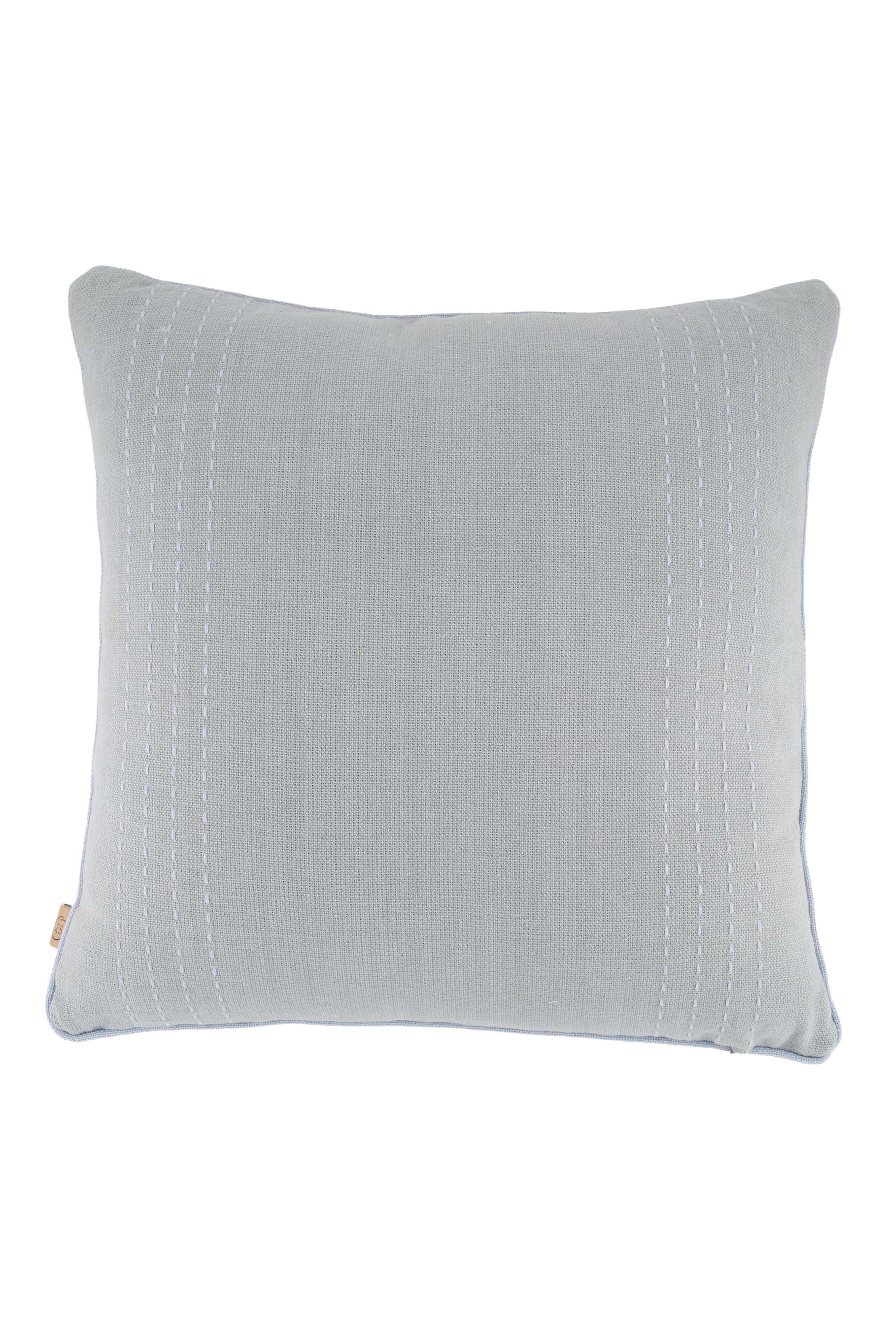 Zusss | Cushion striped 45x45cm ash blue