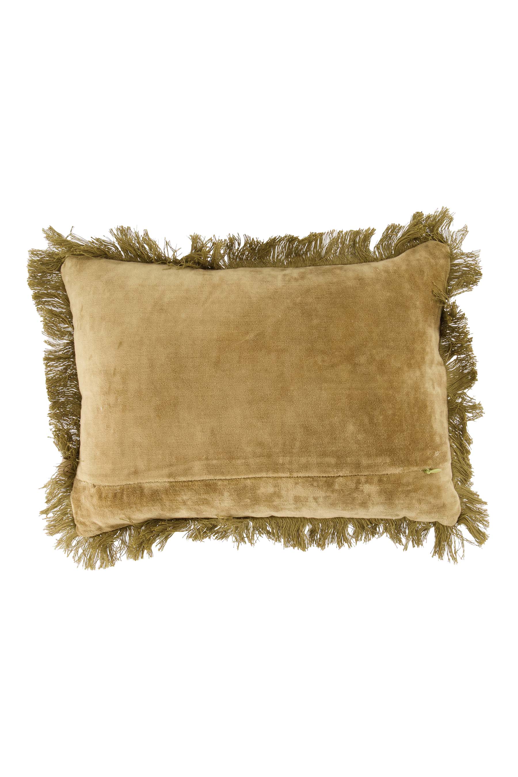 Zusss | Cushion velvet geniet 35x25cm ochre