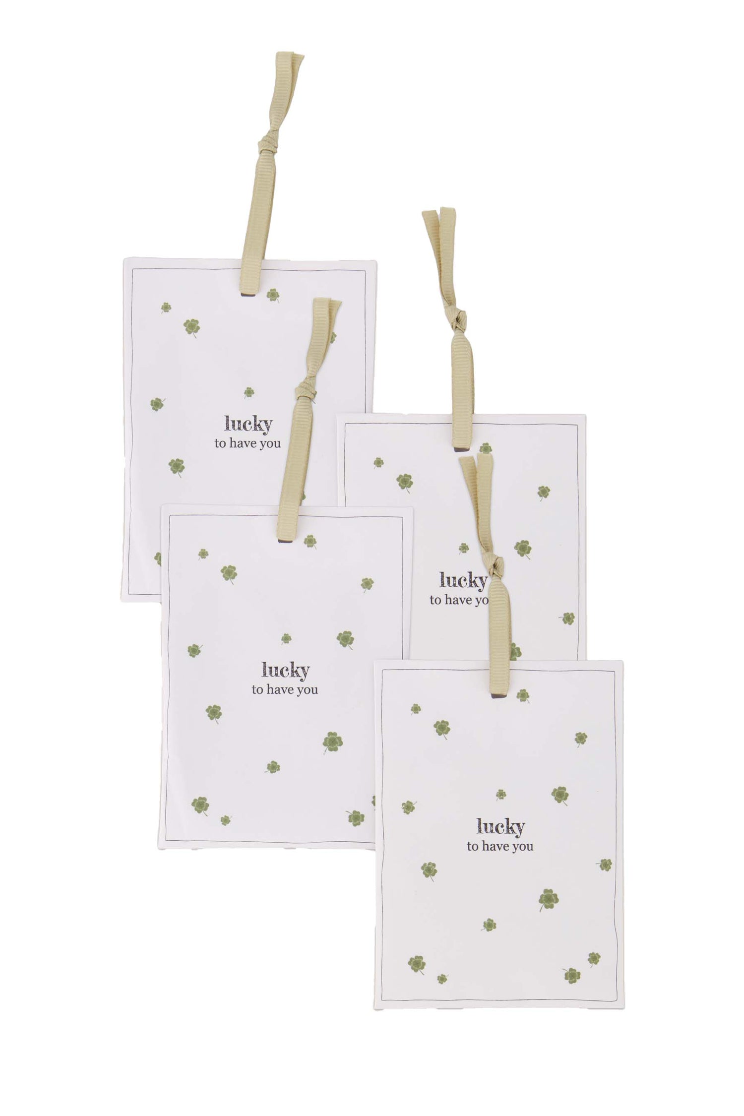 Zusss | Set van 4 geurzakjes lucky to have you
