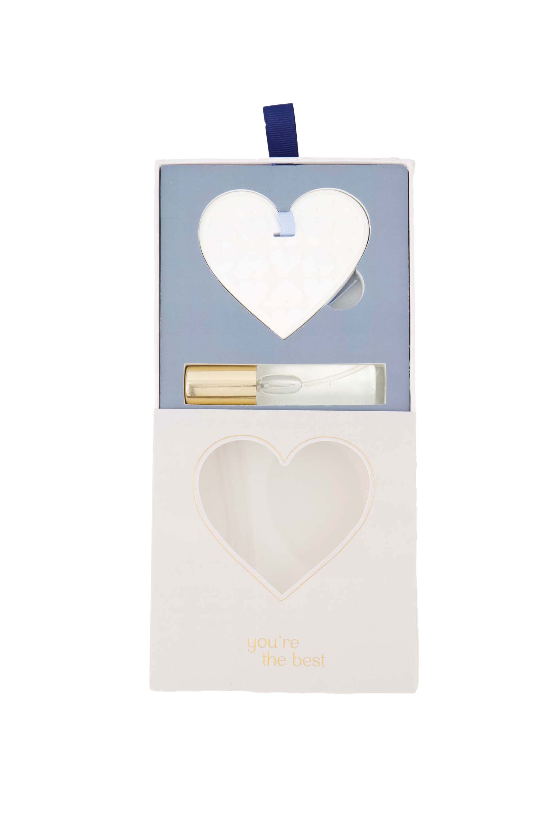 Zusss | Fragrance stone in box you're the best white / blue