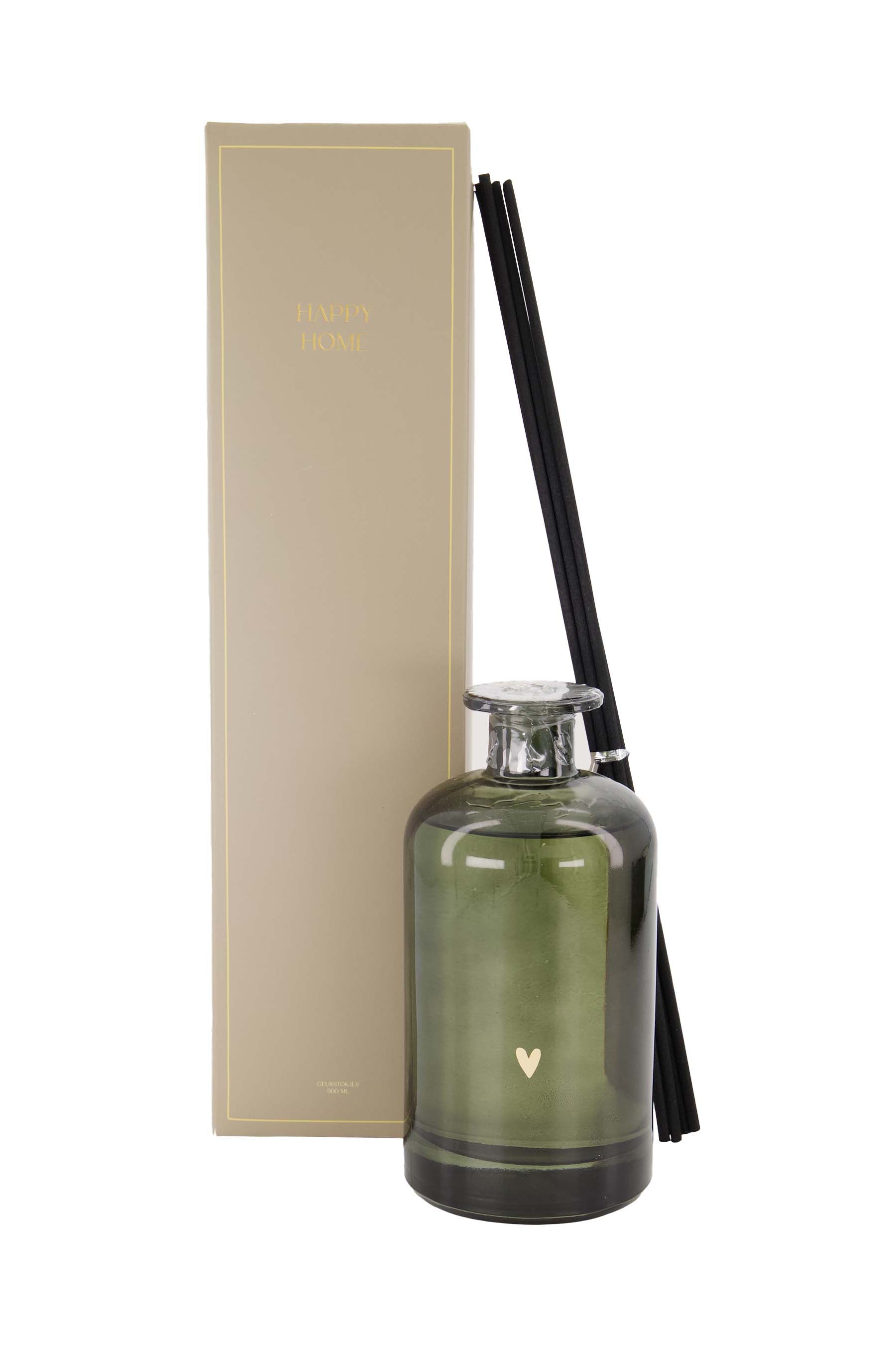 Zusss | Reed diffuser happy home 500ml dark green