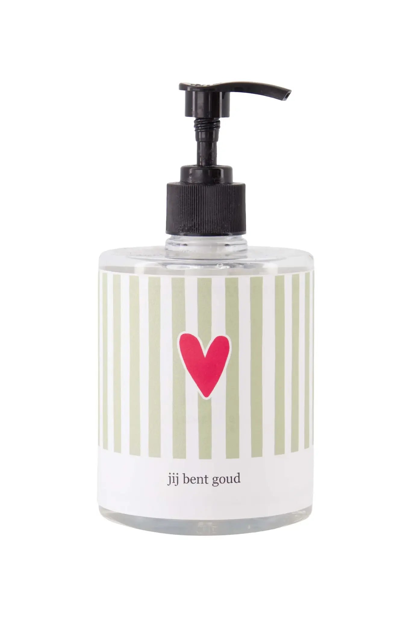 Zusss | Handzeep 500ml streep hartje tekst jij bent goud