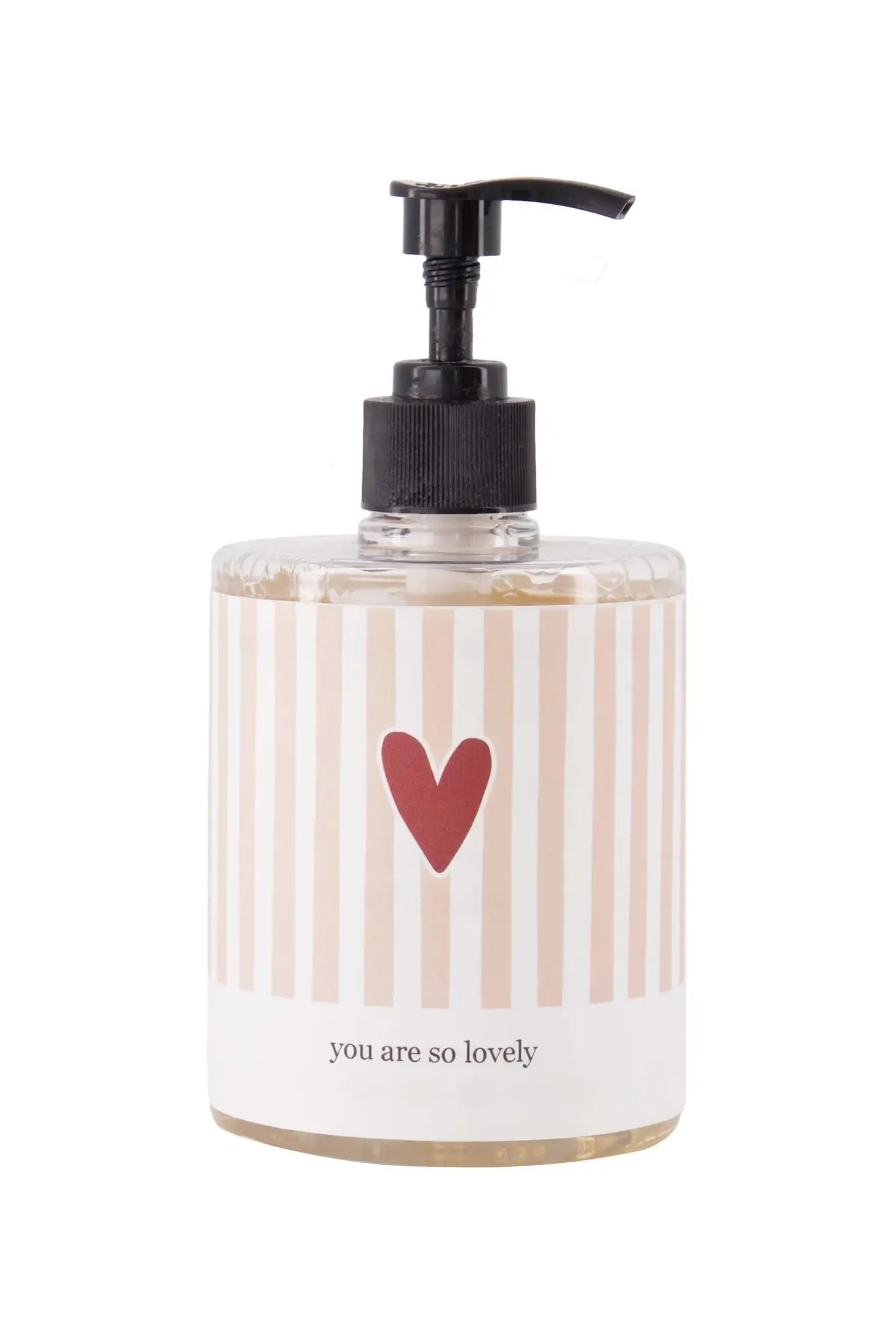Zusss | Handzeep 500ml streep hartje you are so lovely