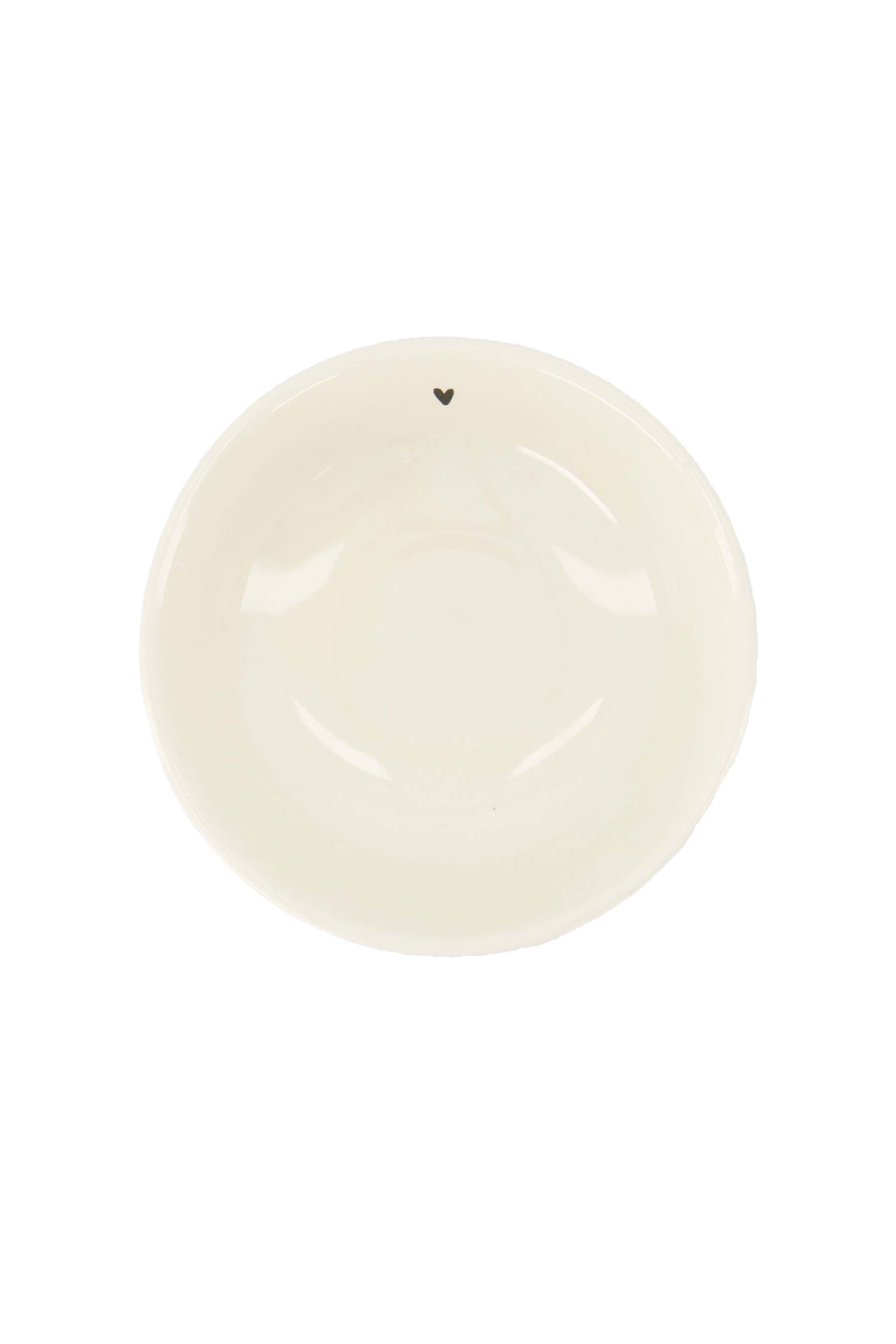Zusss | Small dish heart sand / black