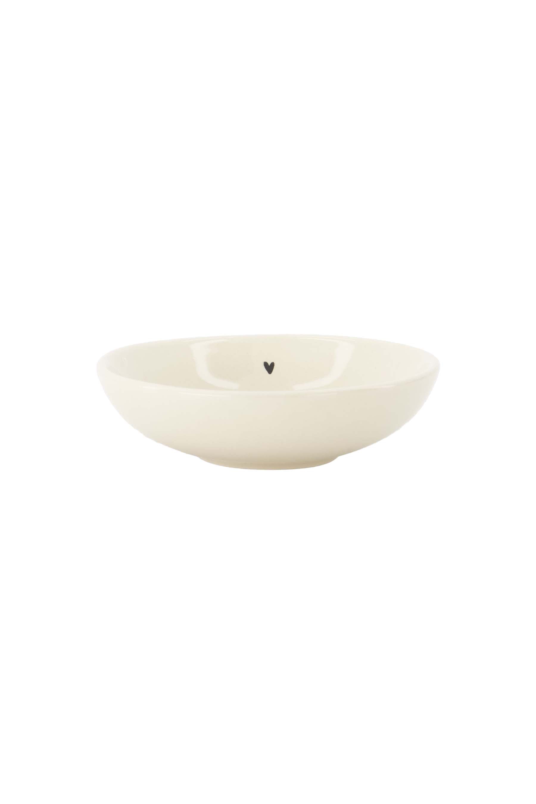 Zusss | Small dish heart sand / black