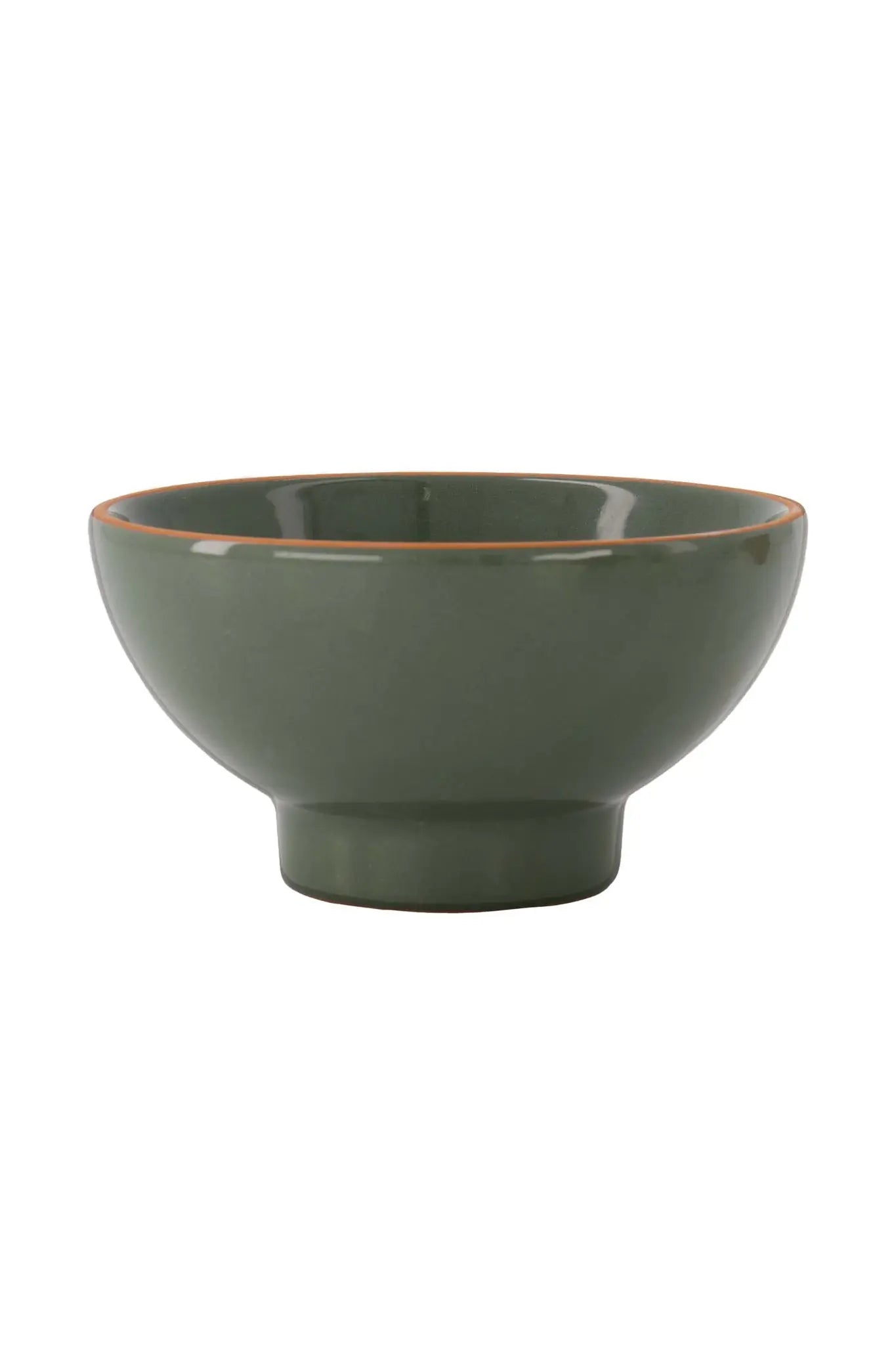 Zusss | Kom terracotta hartje donkergroen