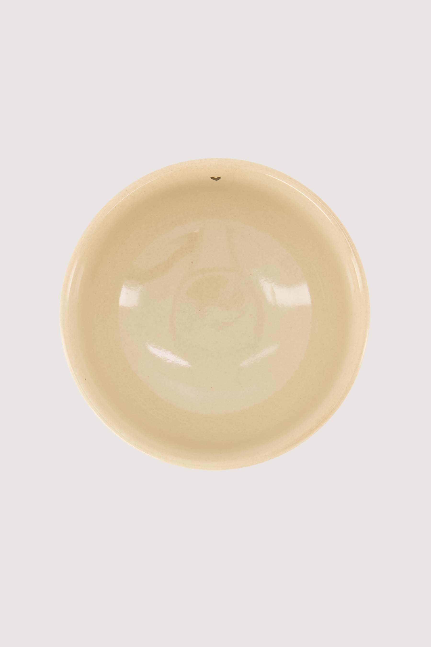 Zusss | Bowl heart sand / black