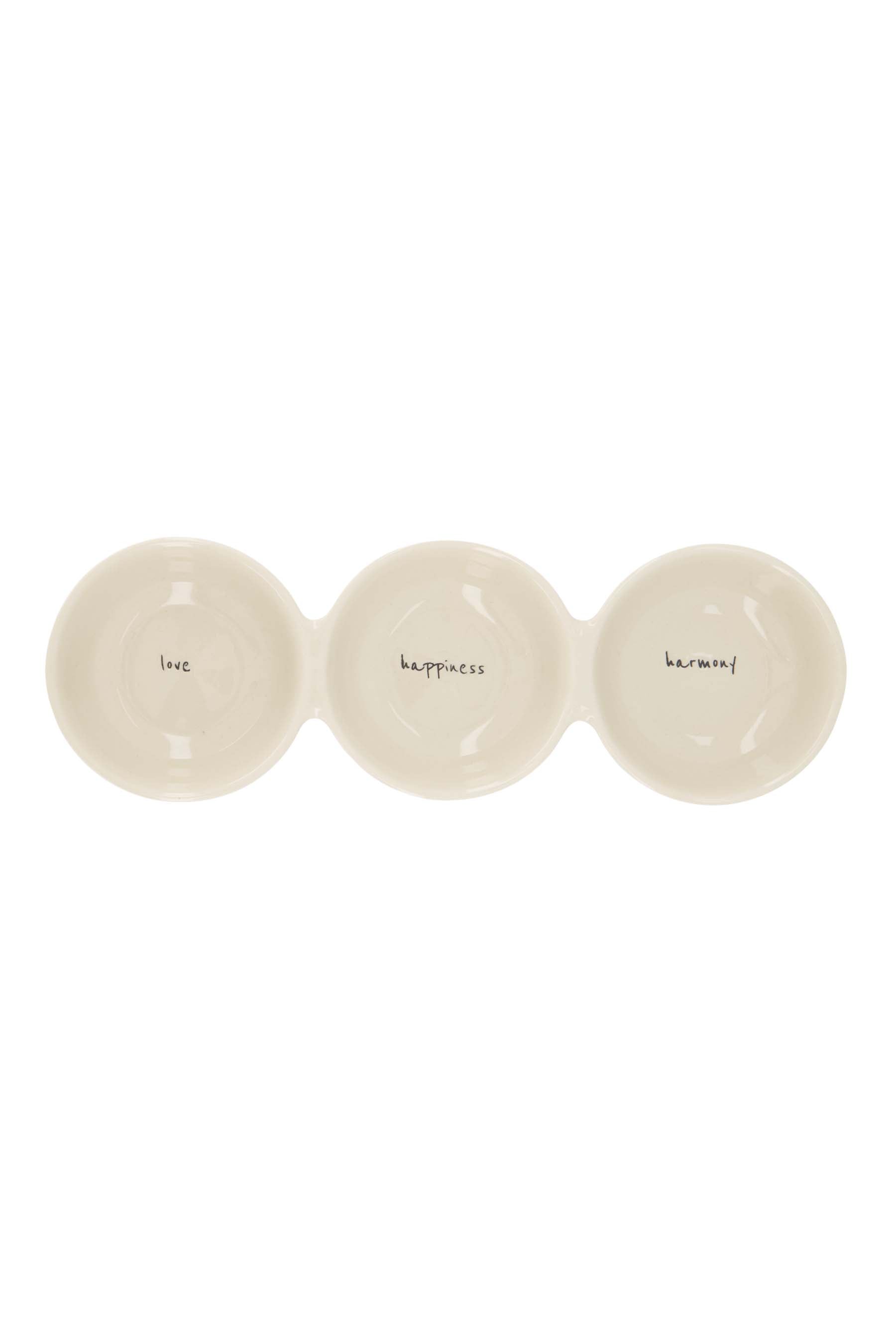 Zusss | Serving plate love happiness harmony sand