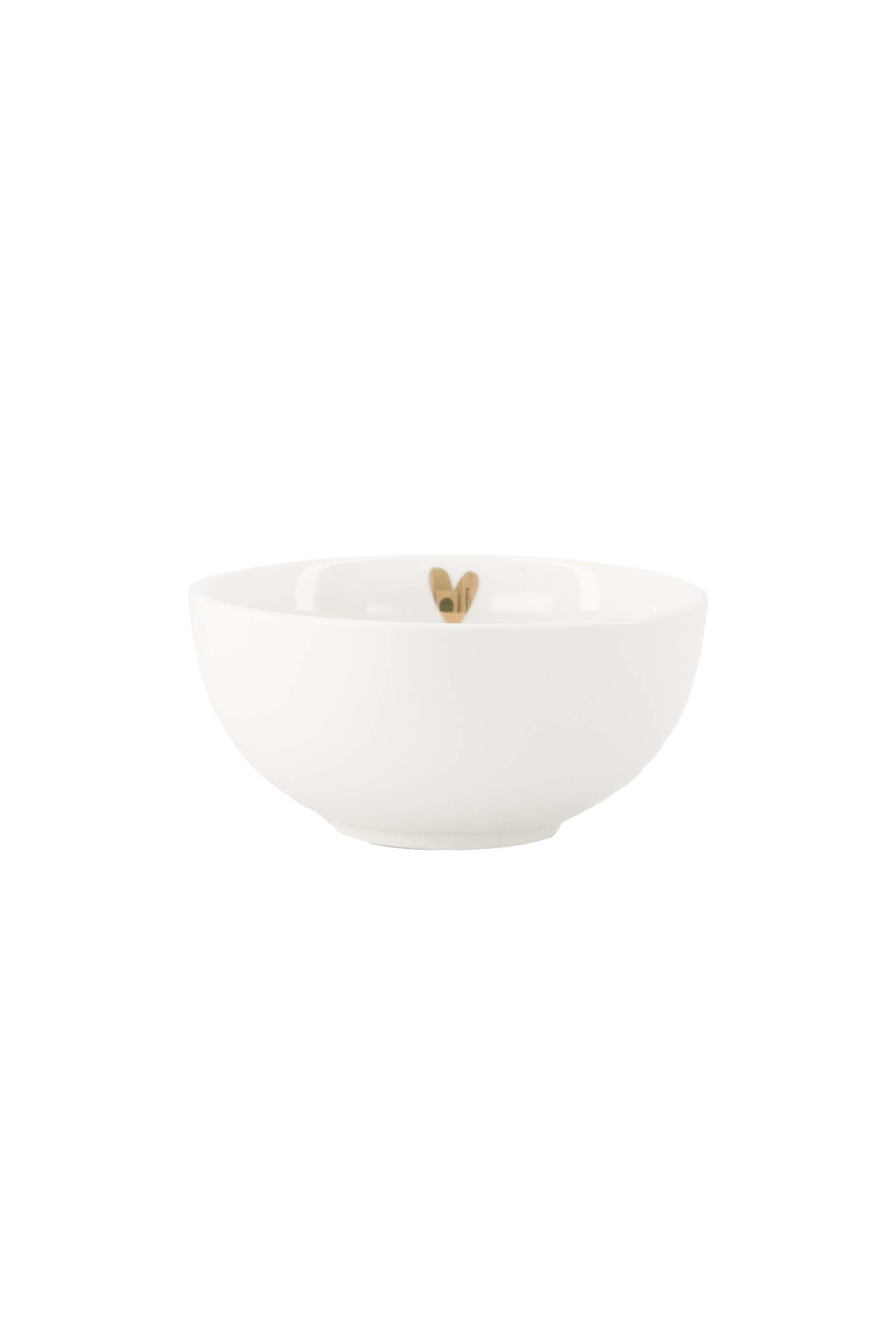 Zusss | Small bowl heart gold gold