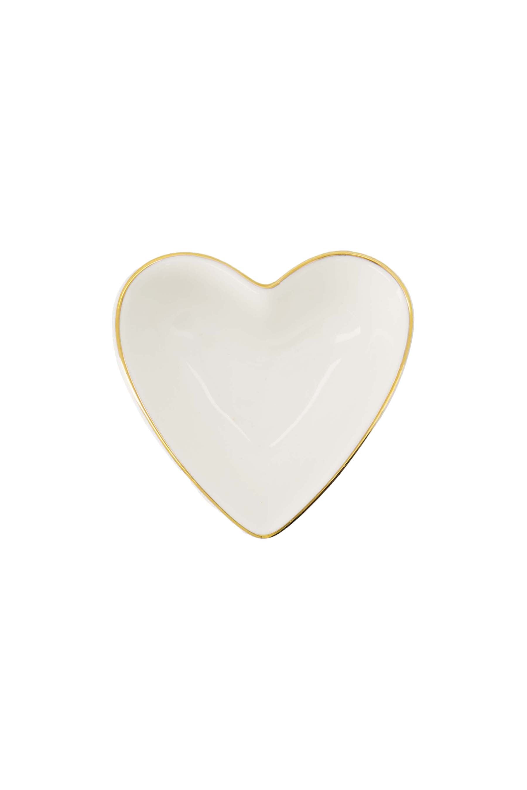 Zusss | Dip dish heart shape white/gold white / gold