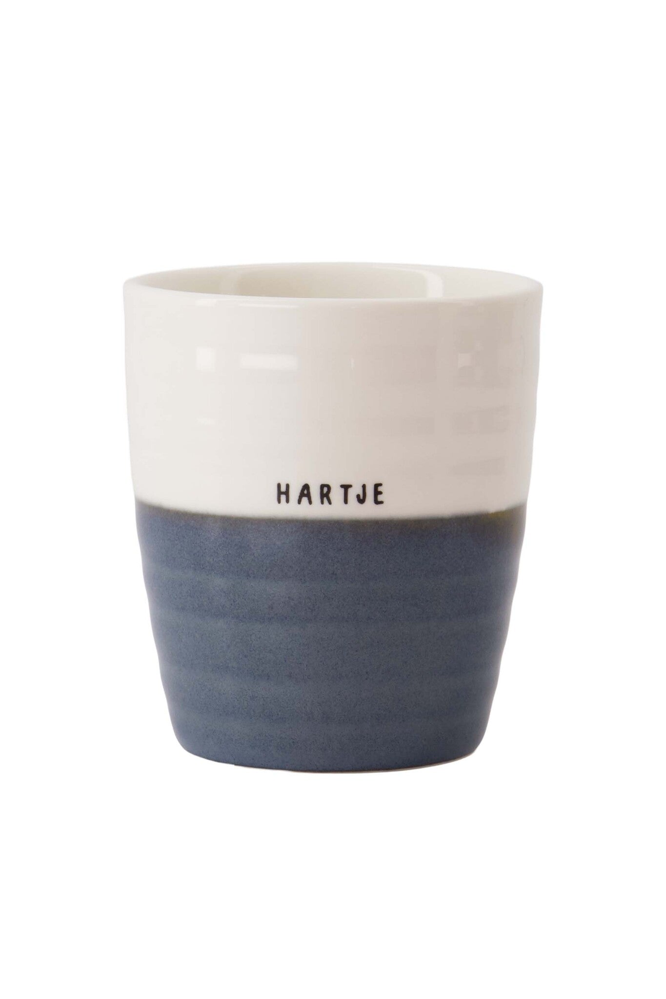 Zusss | Koffiemok hartje wit/blauw