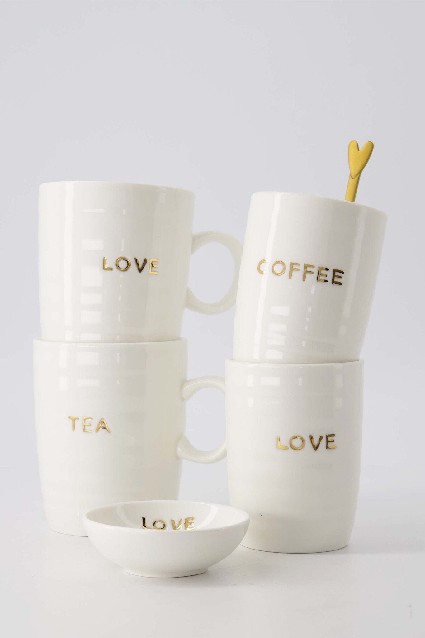 Zusss | Theemok love wit/goud