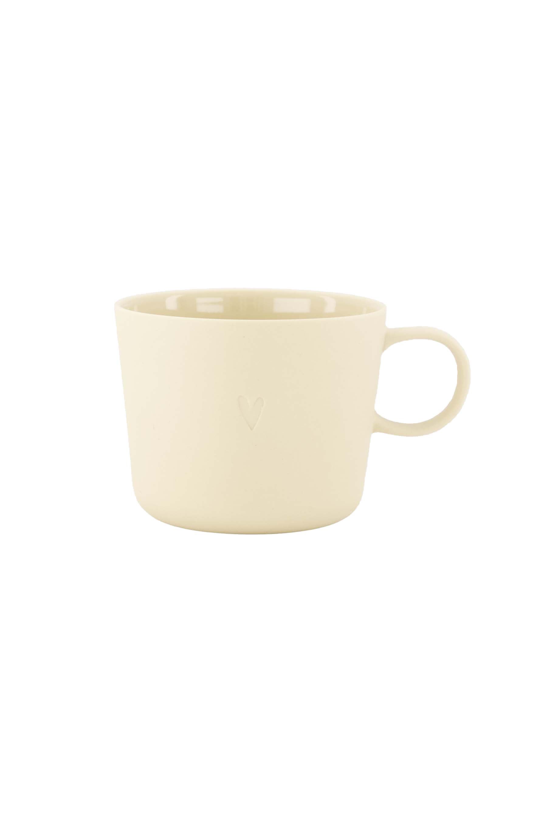 Zusss | Cappuccino mug heart sand