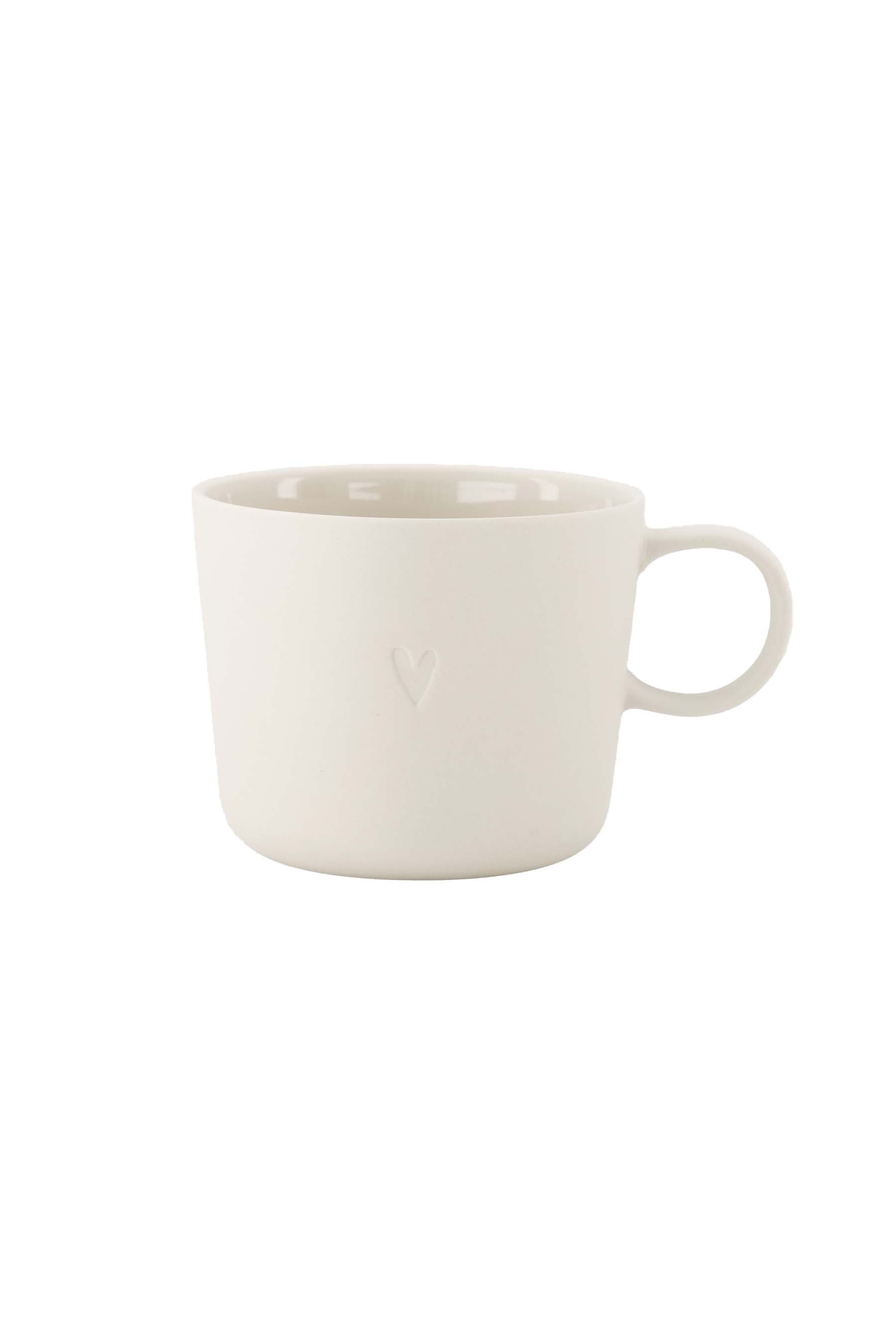 Zusss | Cappuccino mug heart warm sand