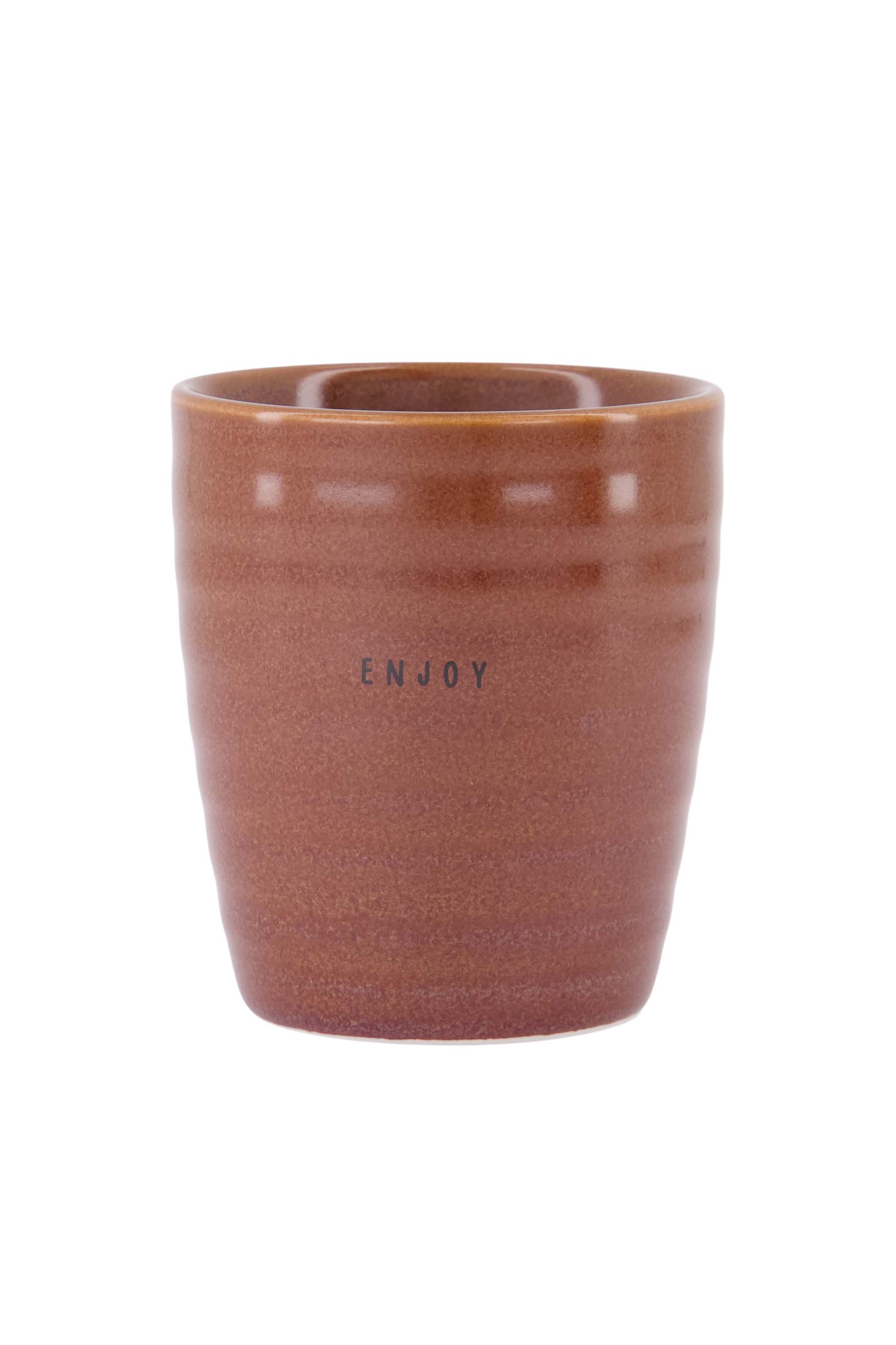 Zusss | Coffee mug enjoy dark red