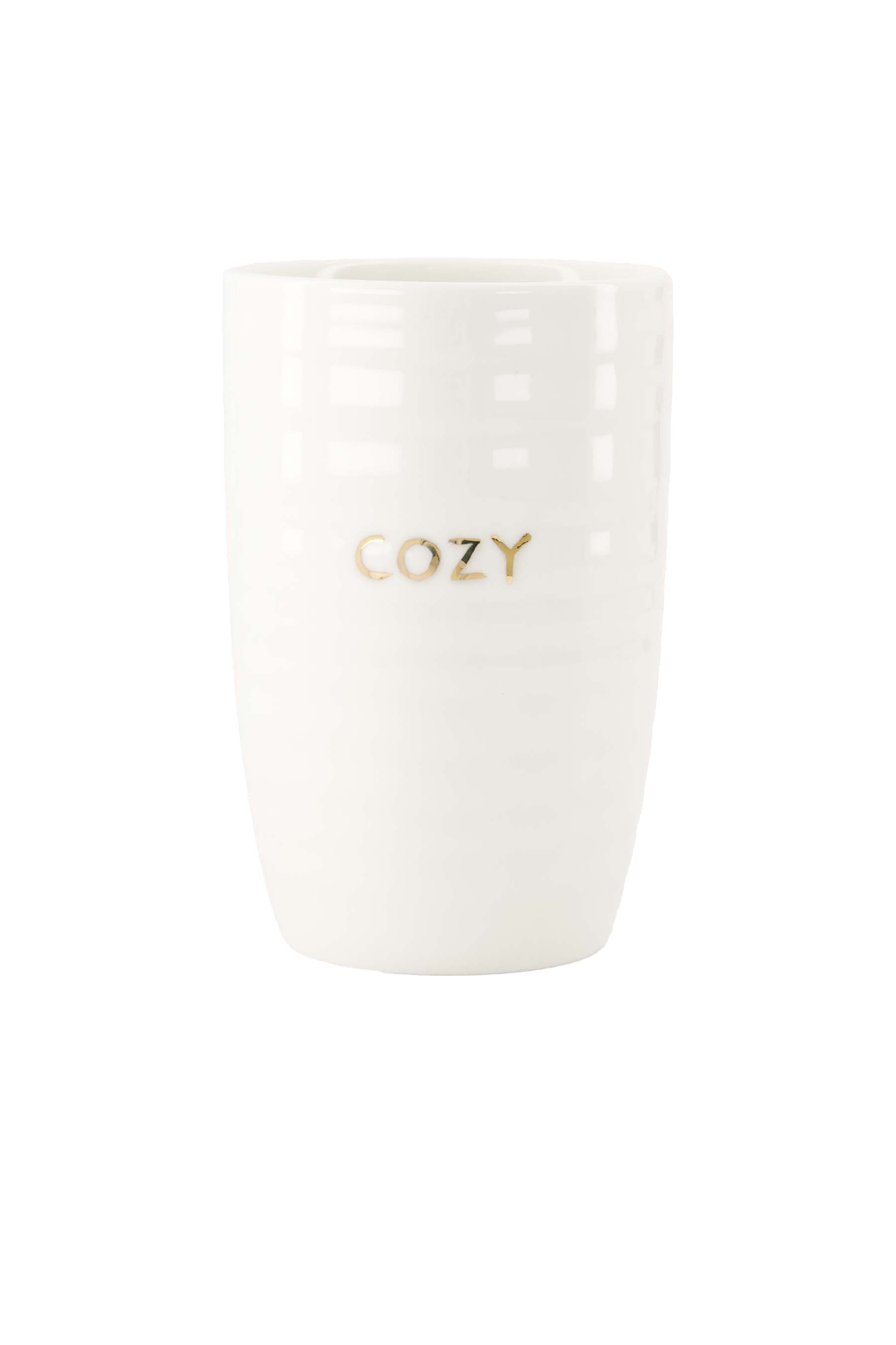 Zusss | Mug L cozy white / gold