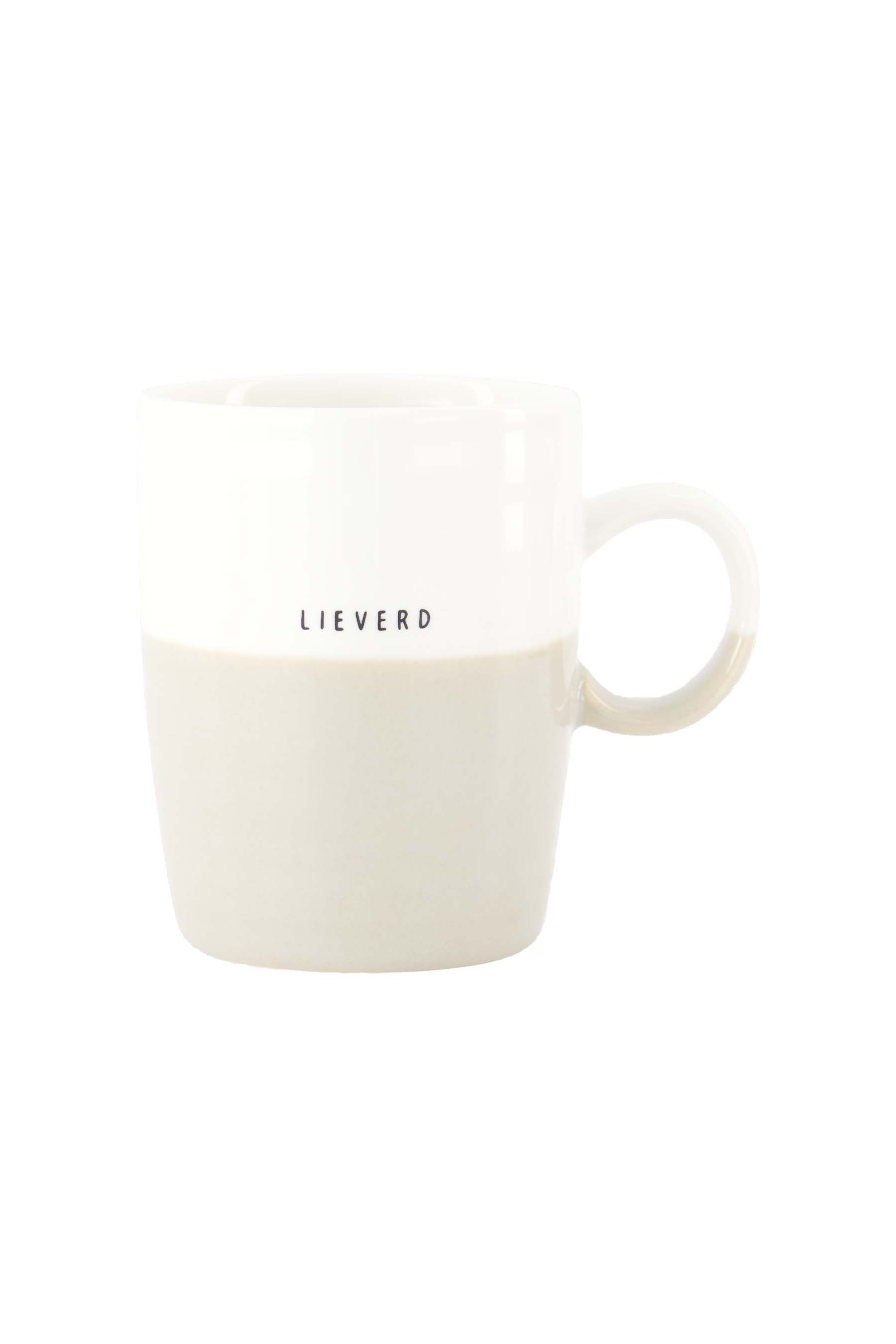 Zusss | Tea mug lieverd white / sand