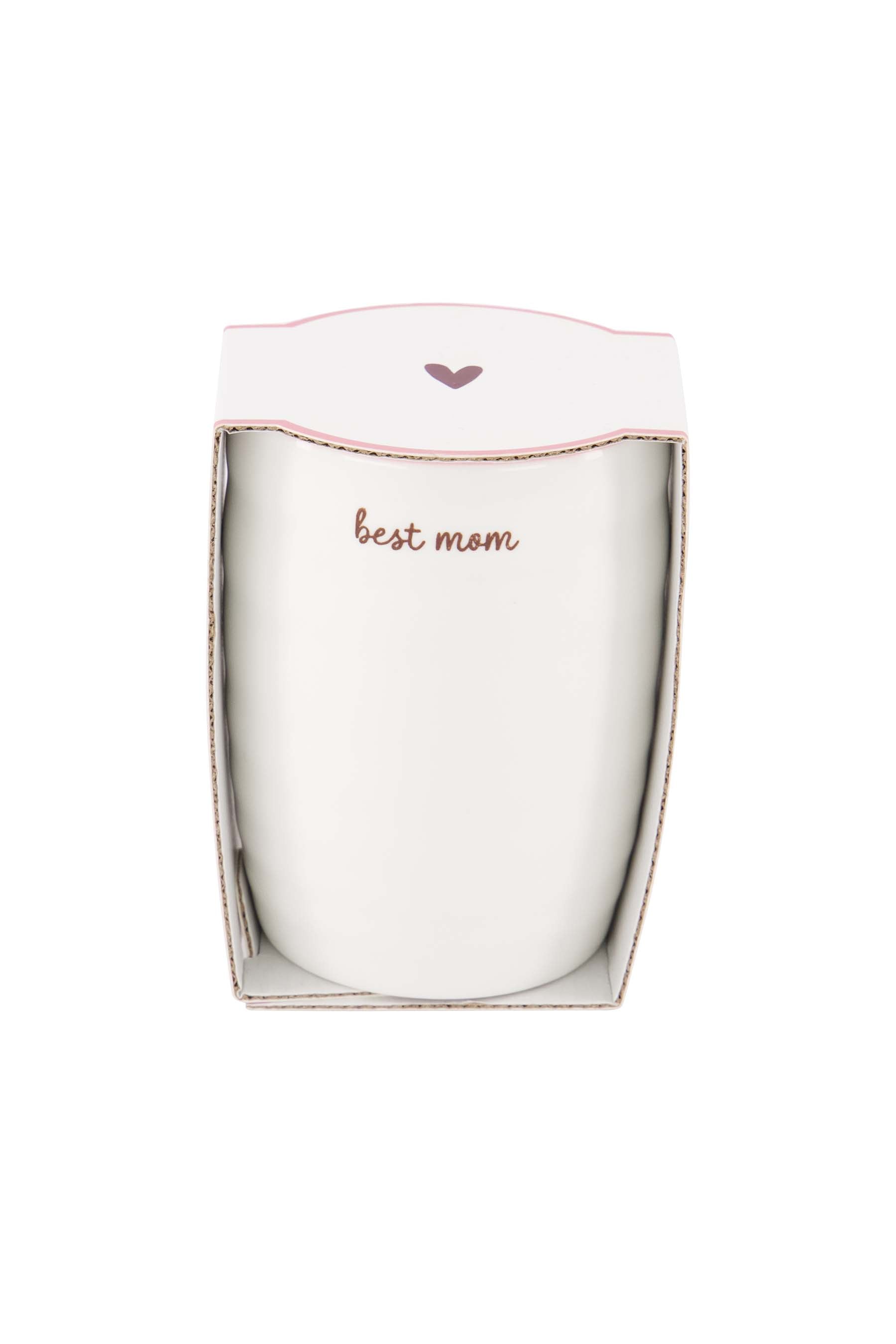 Zusss | Coffee mug best mom white / dark red