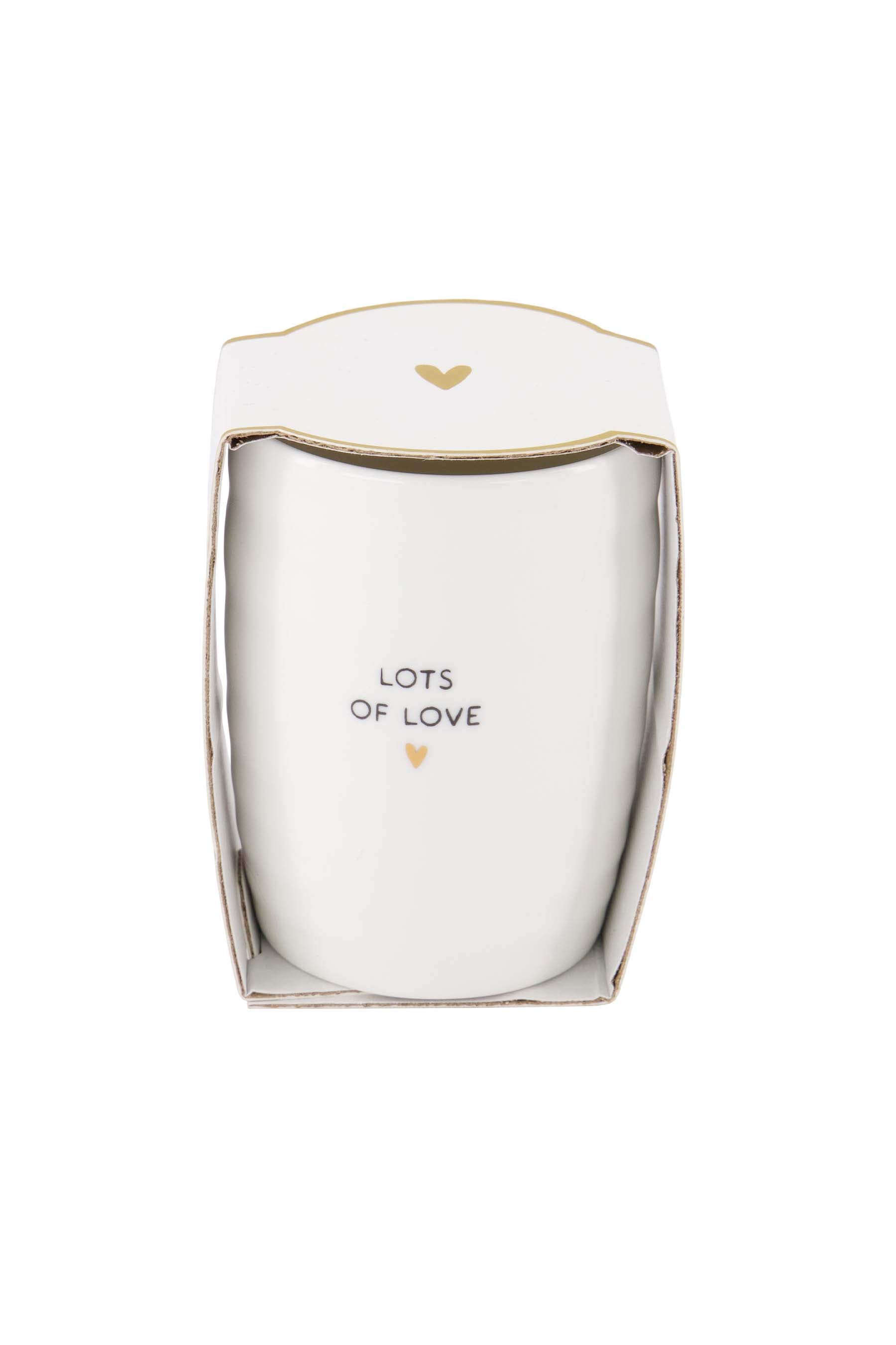Zusss | Coffee mug lots of love white / black / gold