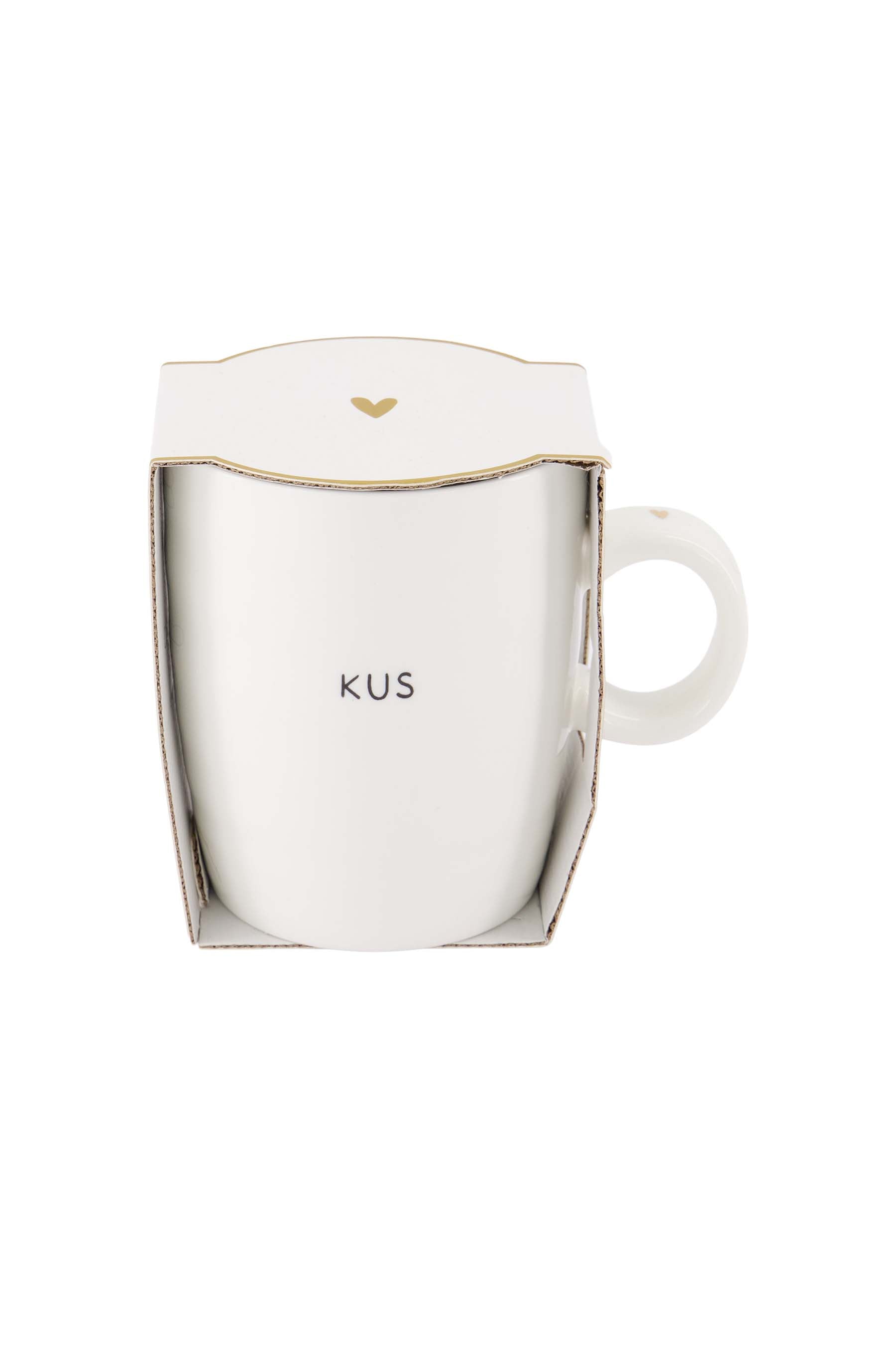 Zusss | Tea mug kus white / black