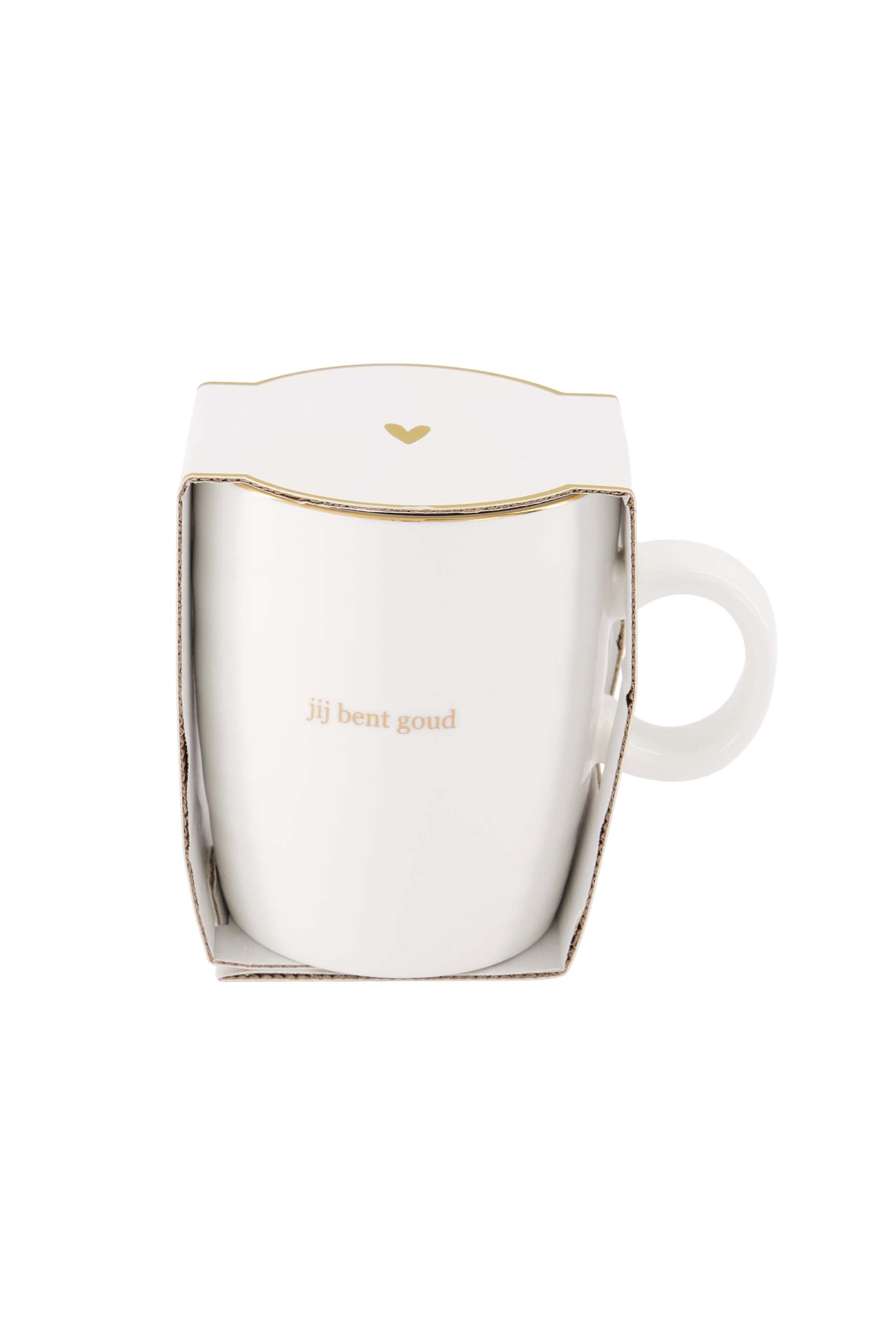 Zusss | Tea mug jij bent goud white / gold