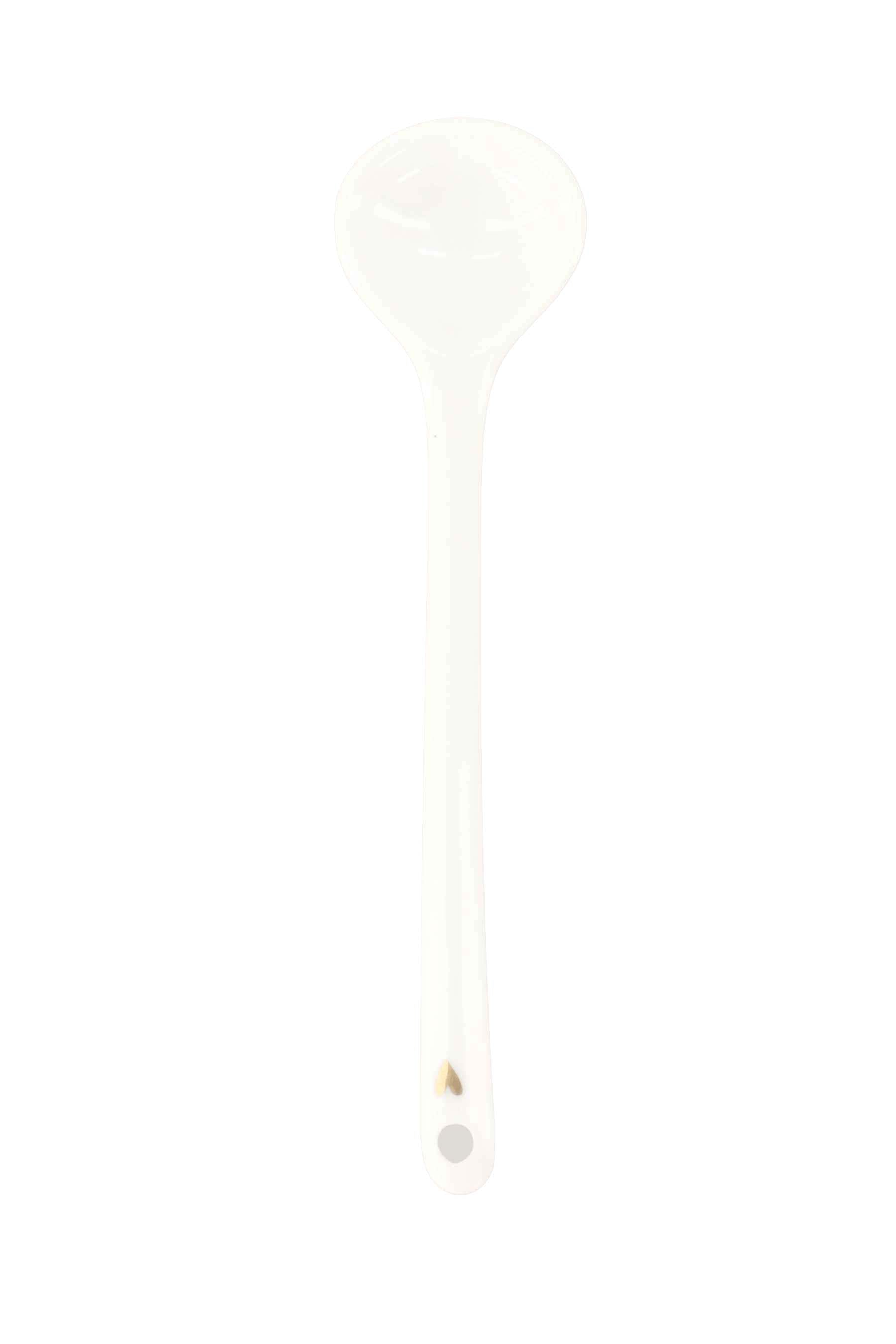 Zusss | Teaspoon heart white / gold