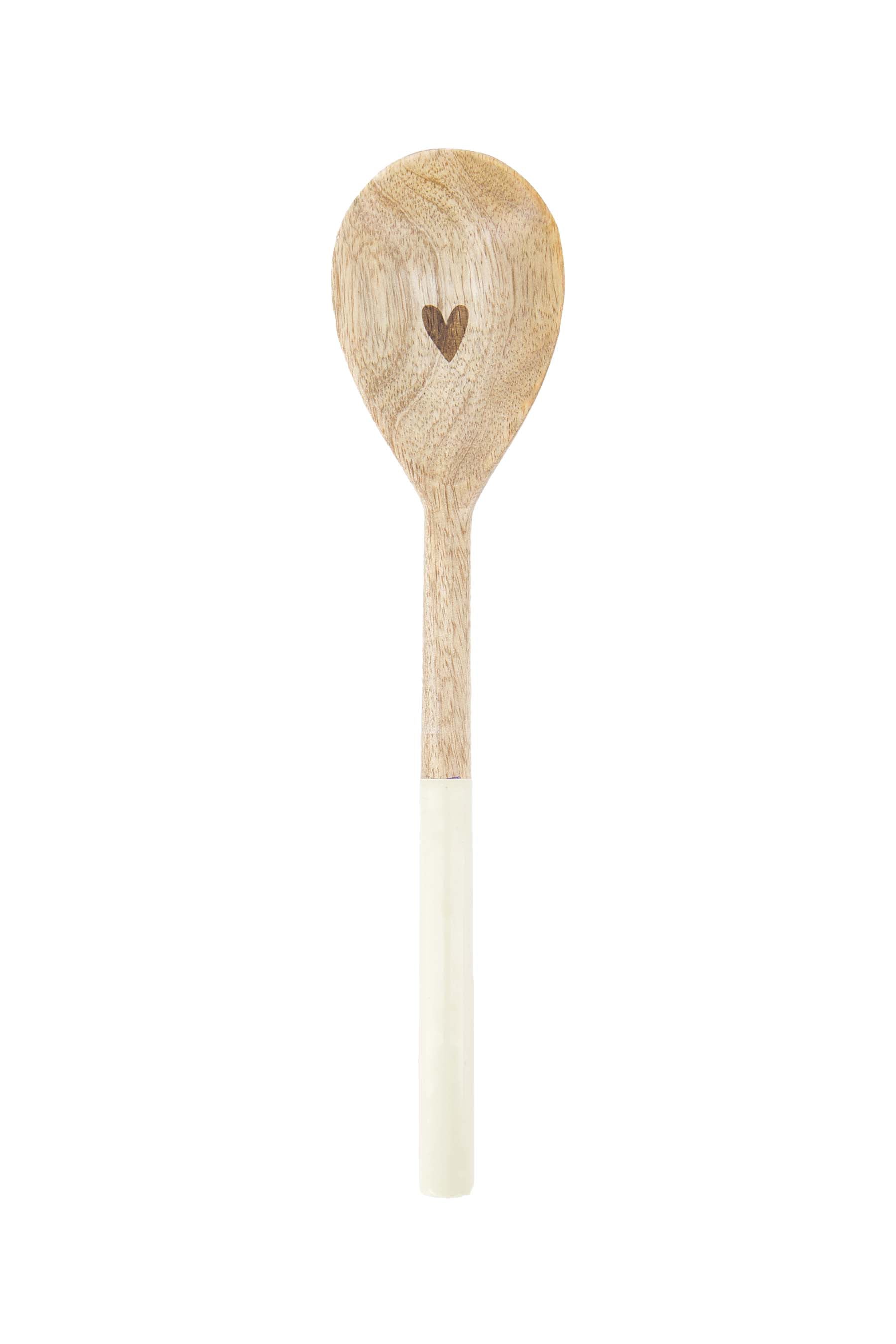 Zusss | Spoon heart naturel / white