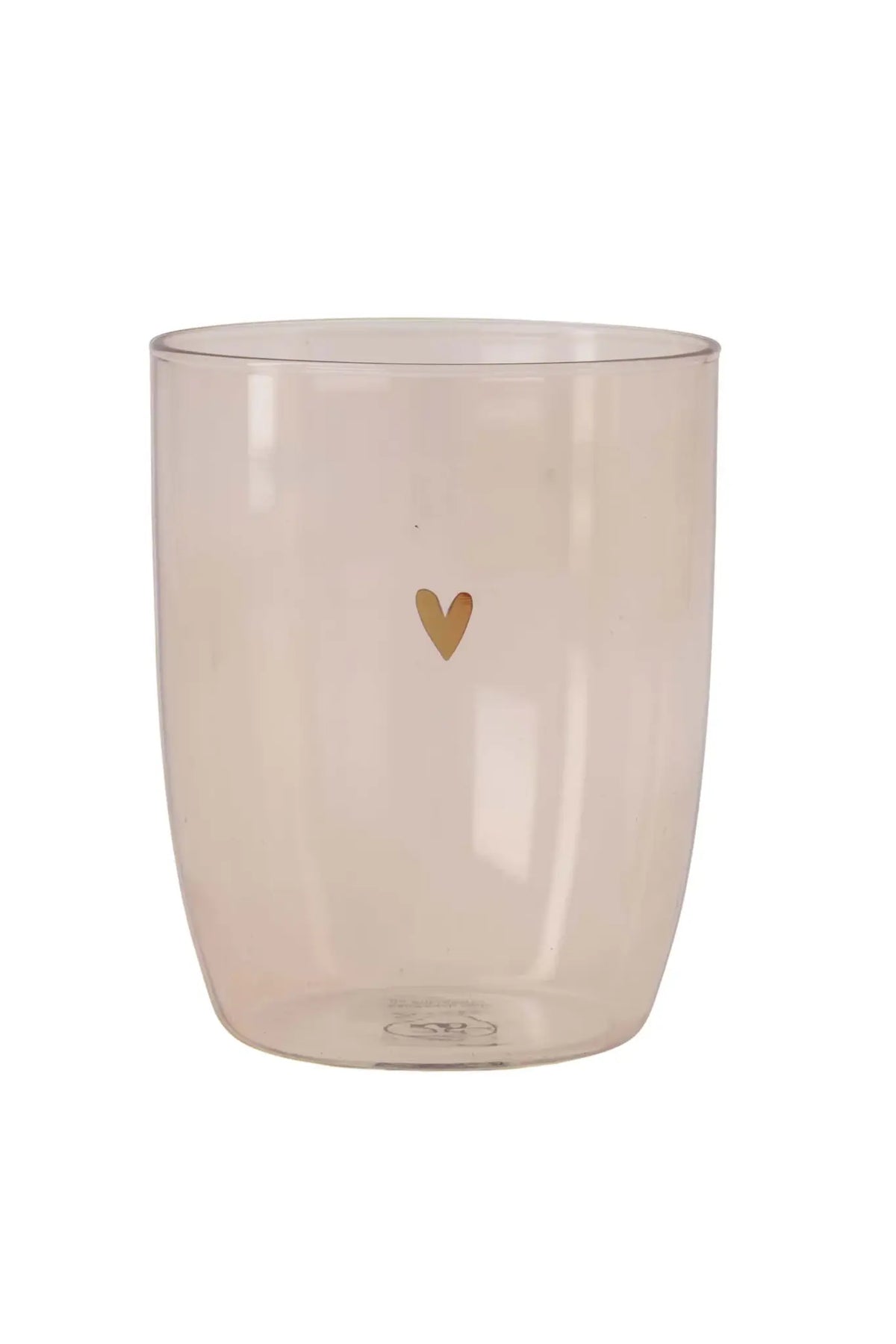 Zusss | Drinkglas hartje roze