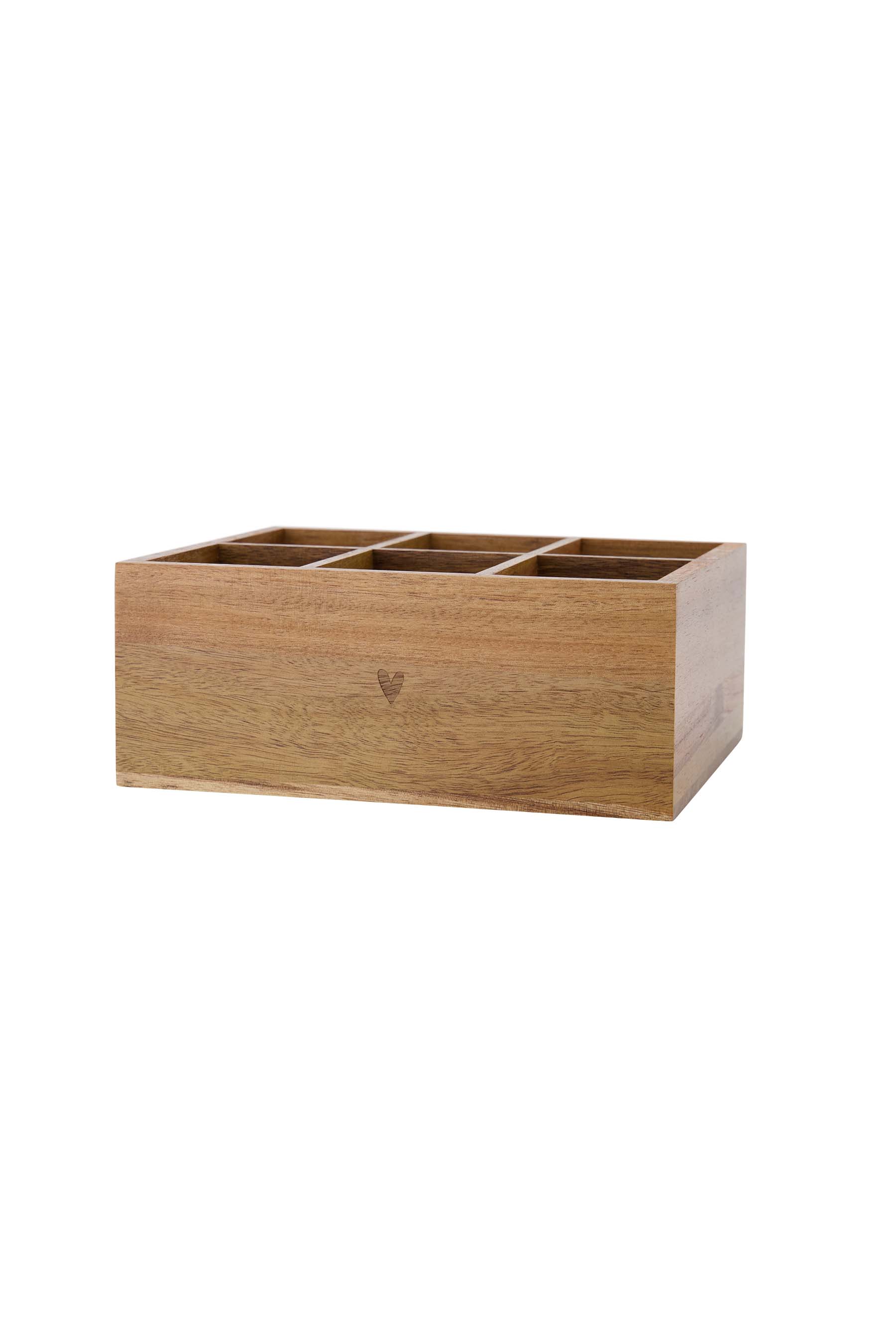 Zusss | Tea box wood heart naturel