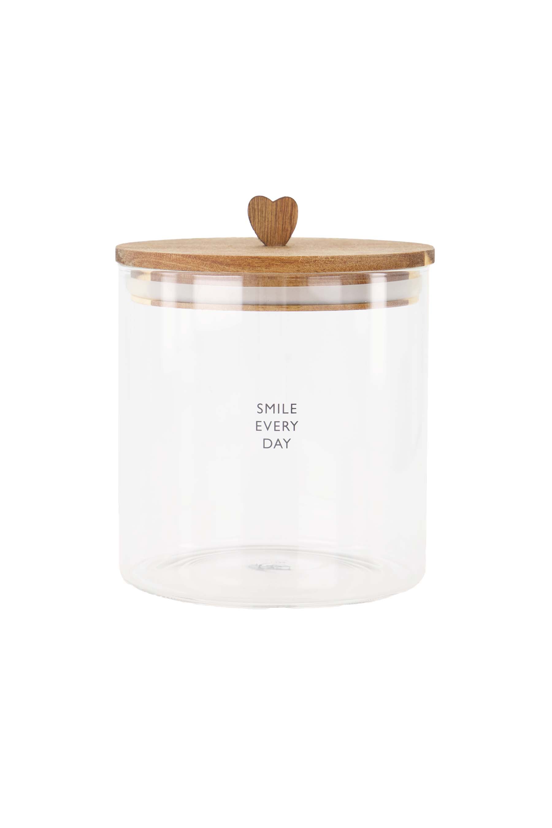 Zusss | Storage jar smile every day S naturel